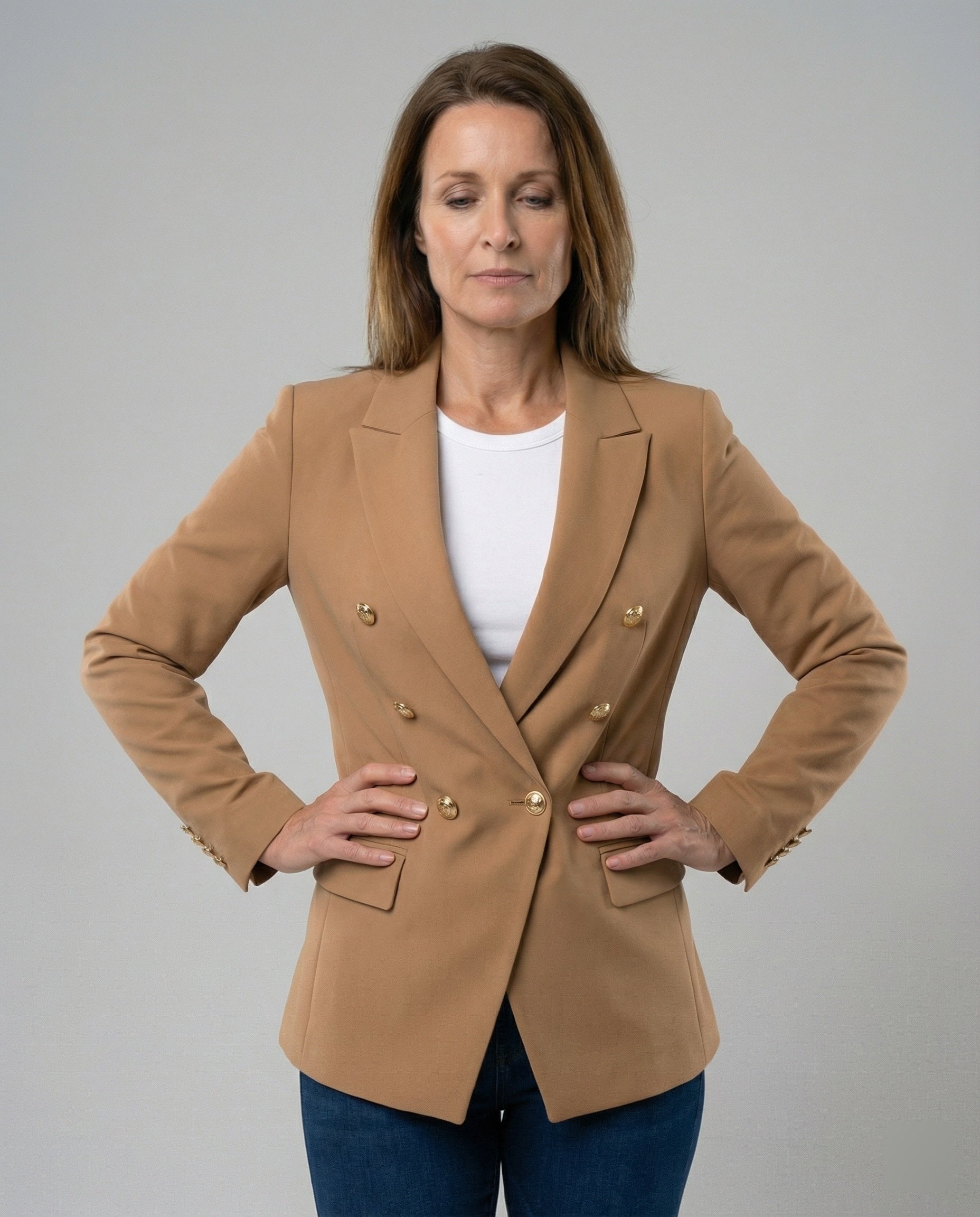 Women Blazer Double-breasted elegant