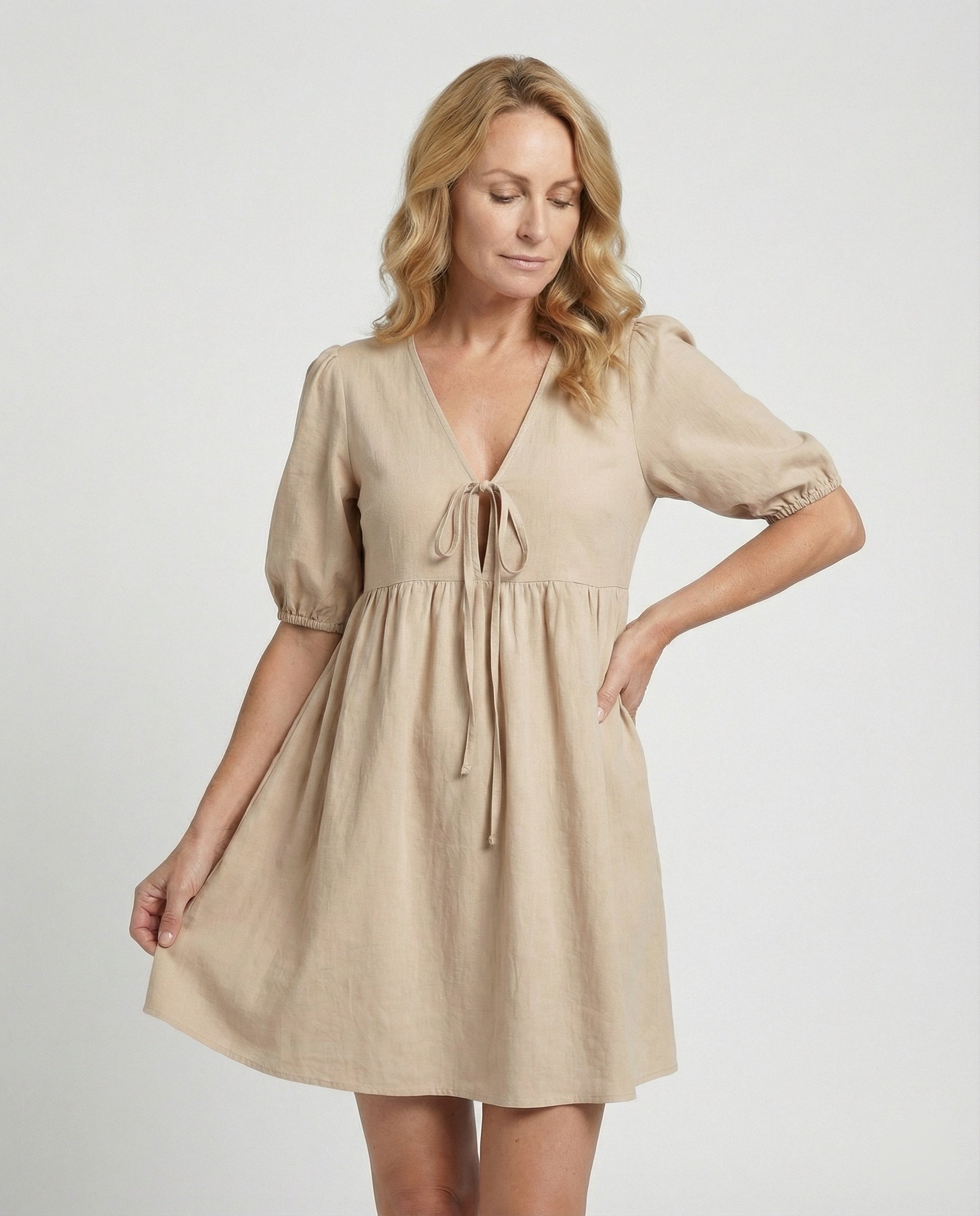 Women's Casual Dress Empire Short