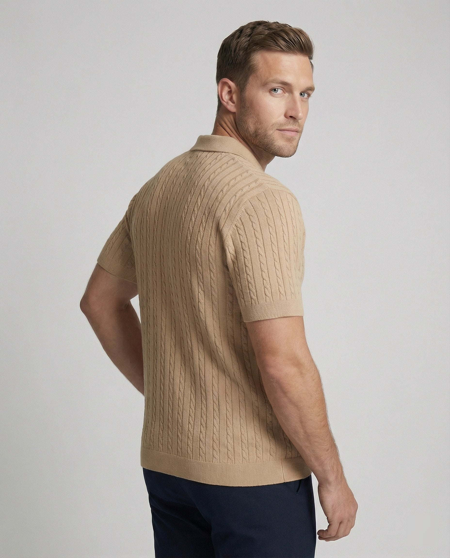 Men's Short Sleeve Knit Shirt