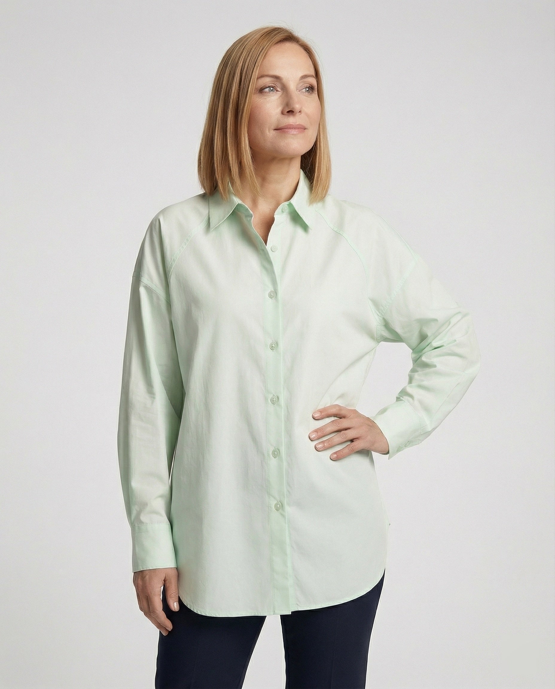 Women's Oversized Shirt Blouse made of Cotton