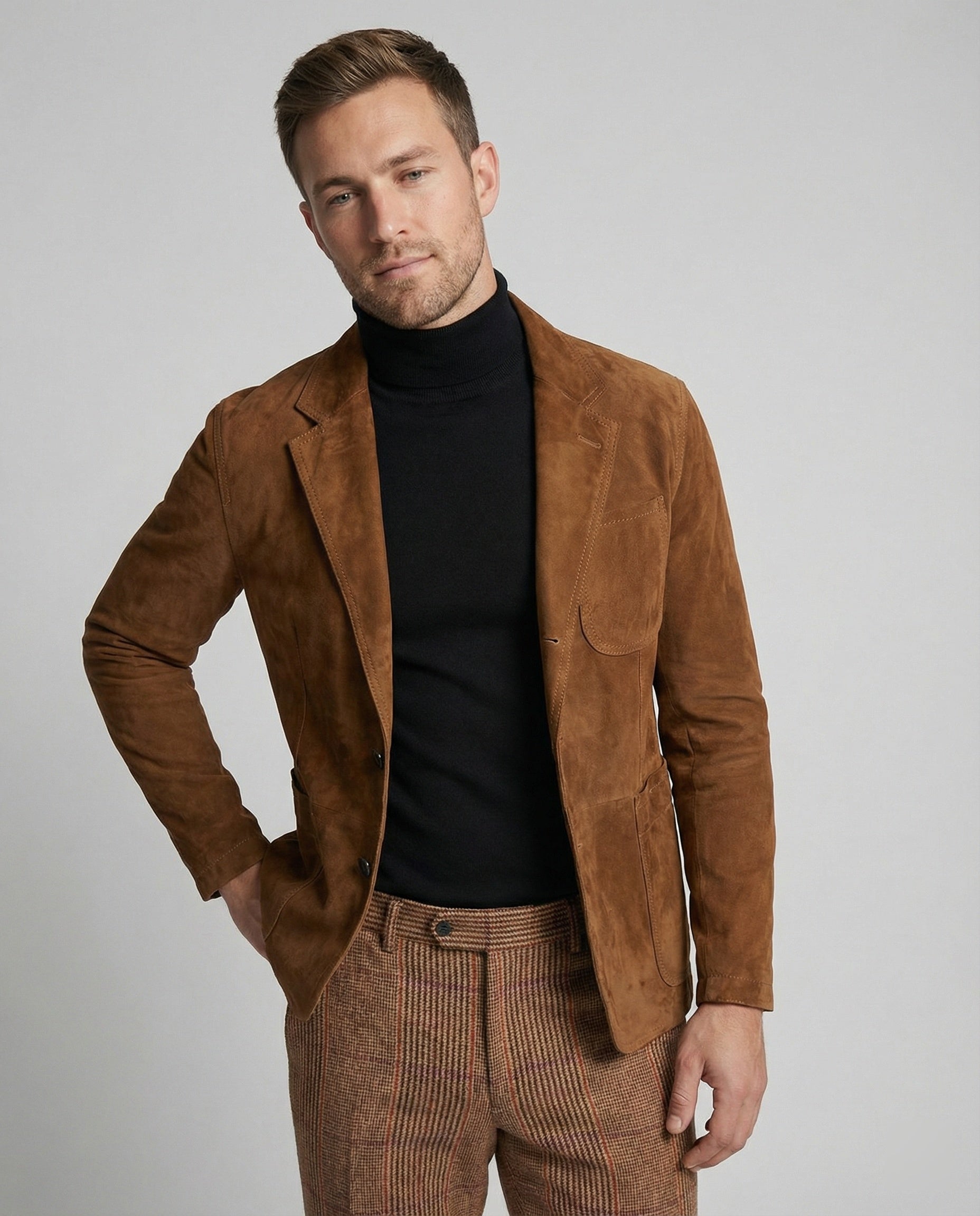 Men's Suede Blazer