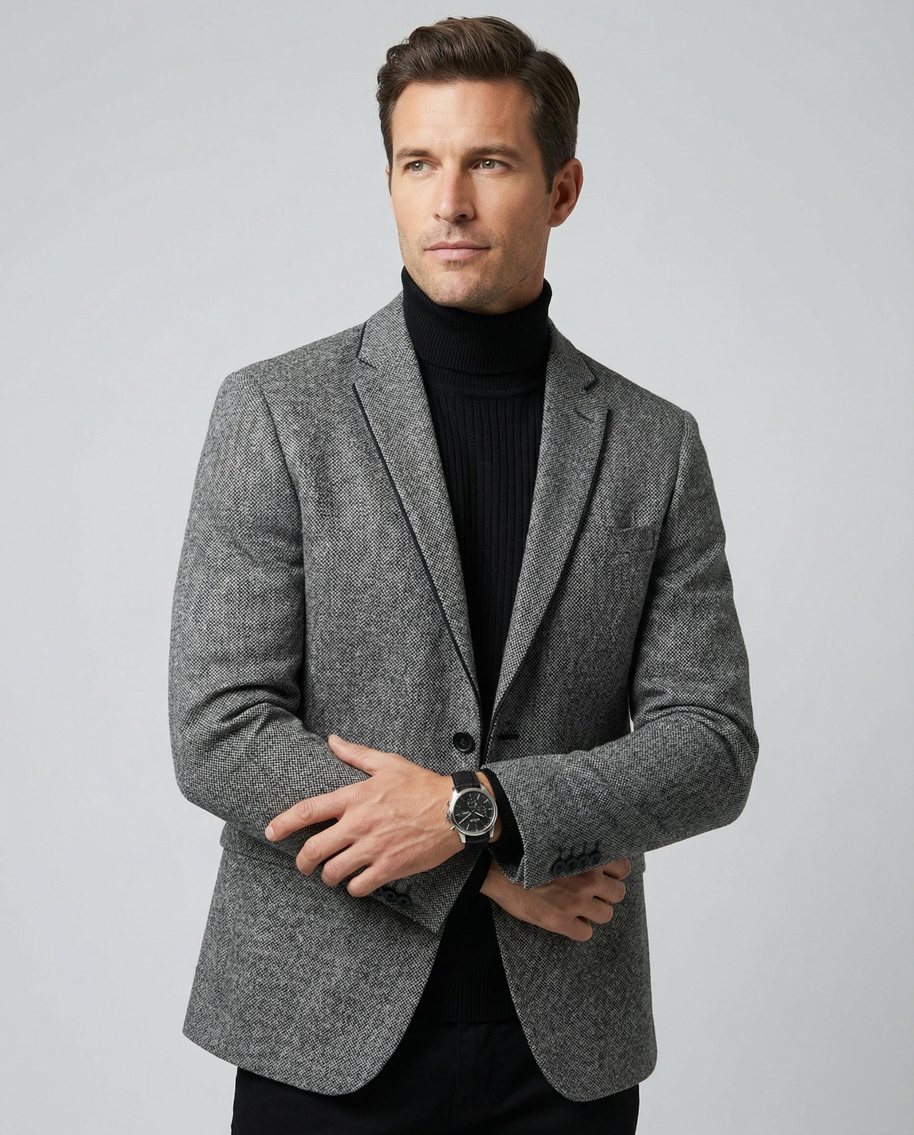 Men's Business Blazer Glencheck Slim Fit