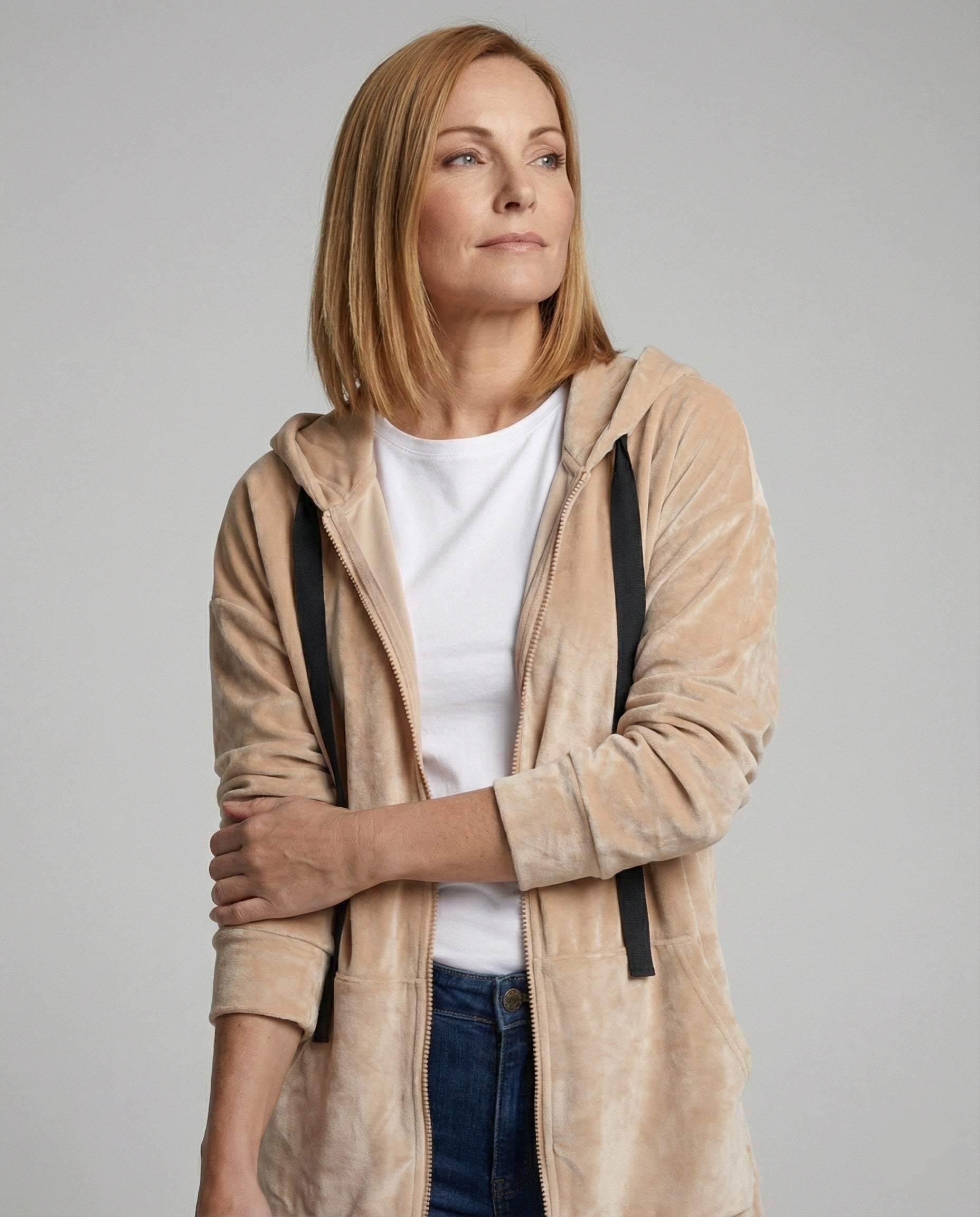 Leisurewear Women's Velour Hoodie