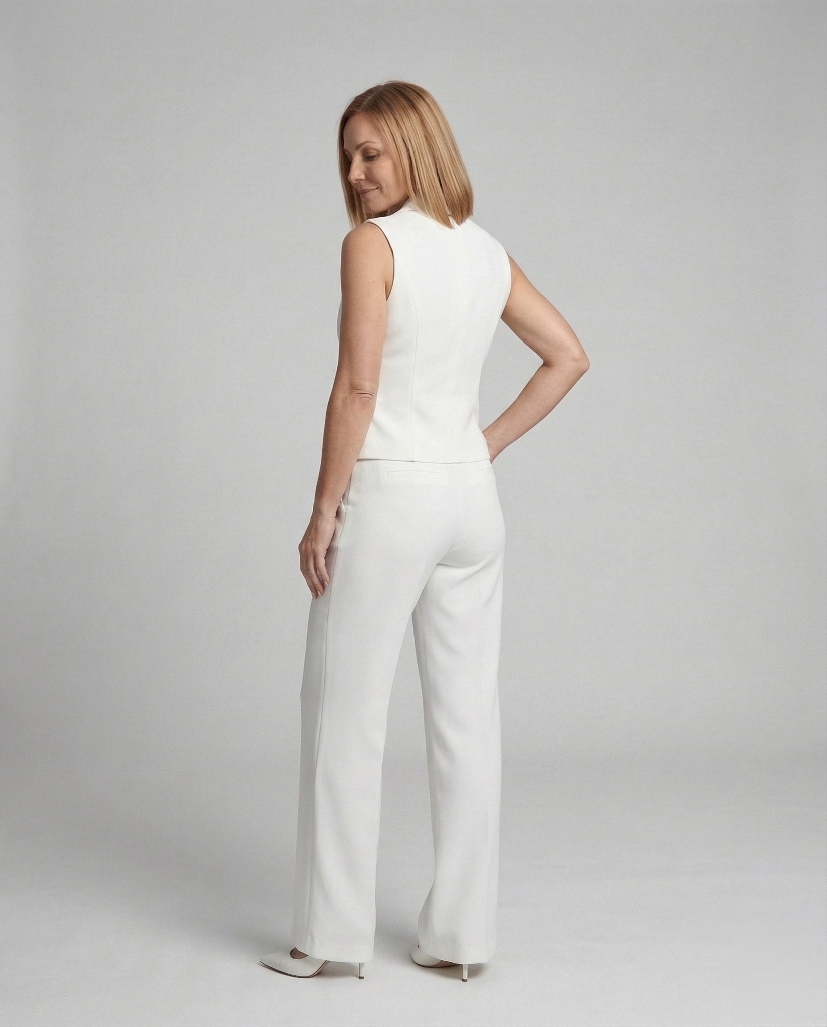 Vest Pants Set Sleeveless Ladies - Chichicherry