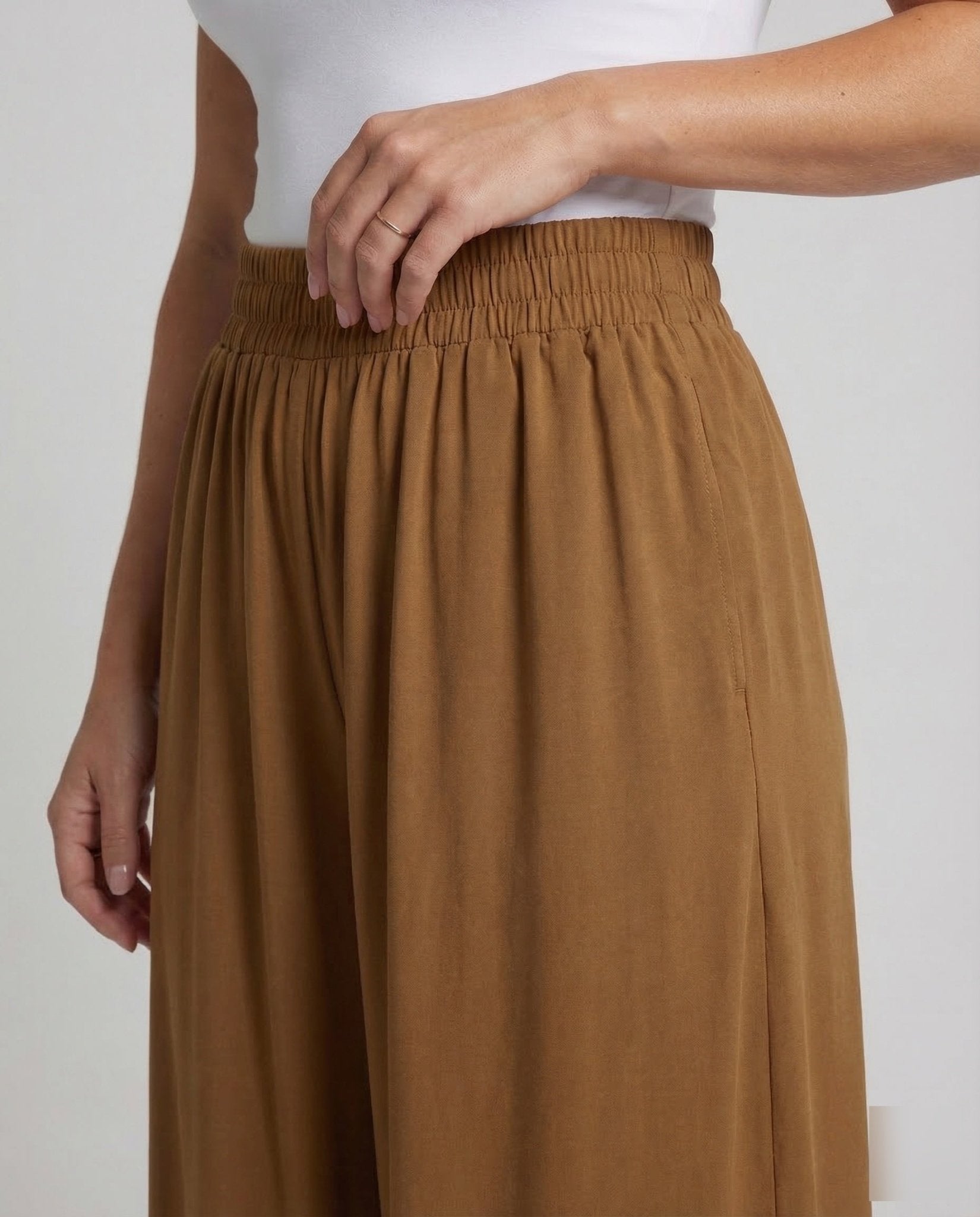 Women Culotte Pants Viscose - Chichicherry