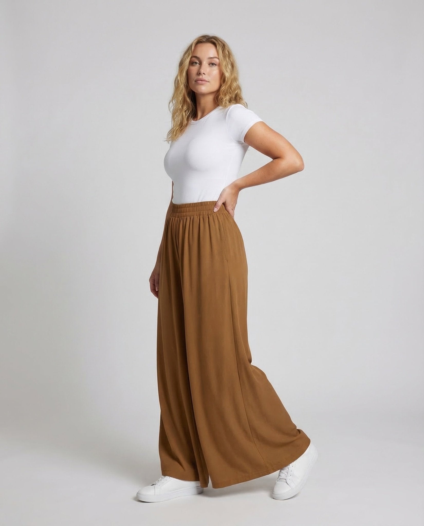 Women Culotte Pants Viscose - Chichicherry