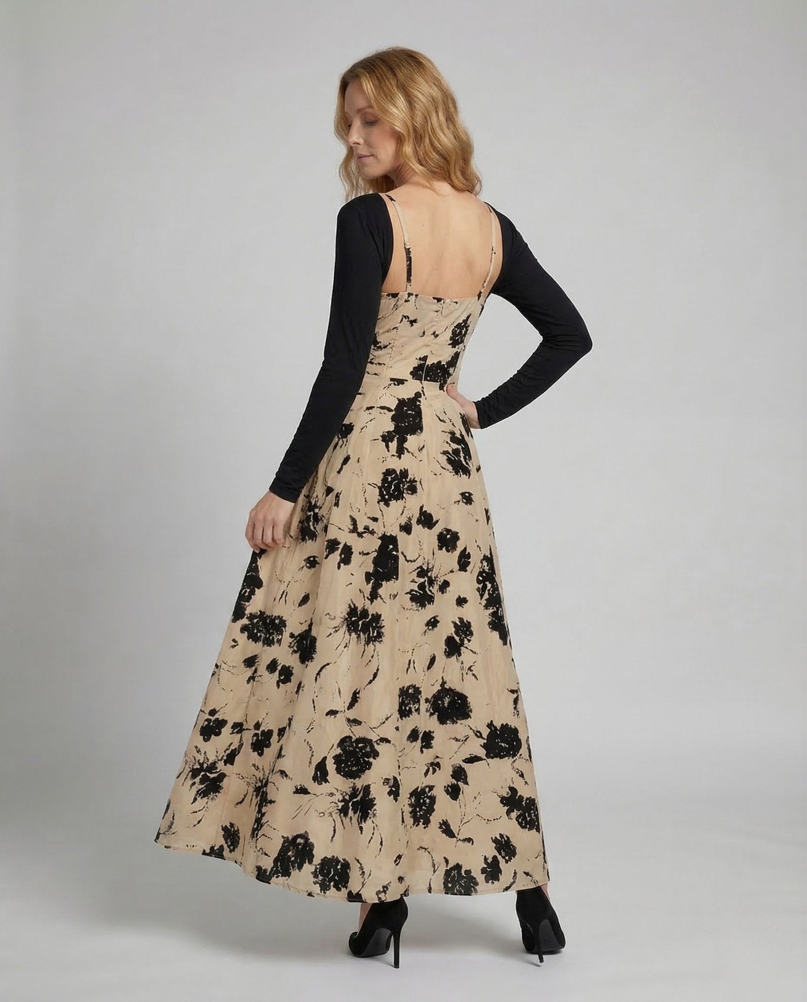 Women Evening Dress Spaghetti Straps A Line - Chichicherry