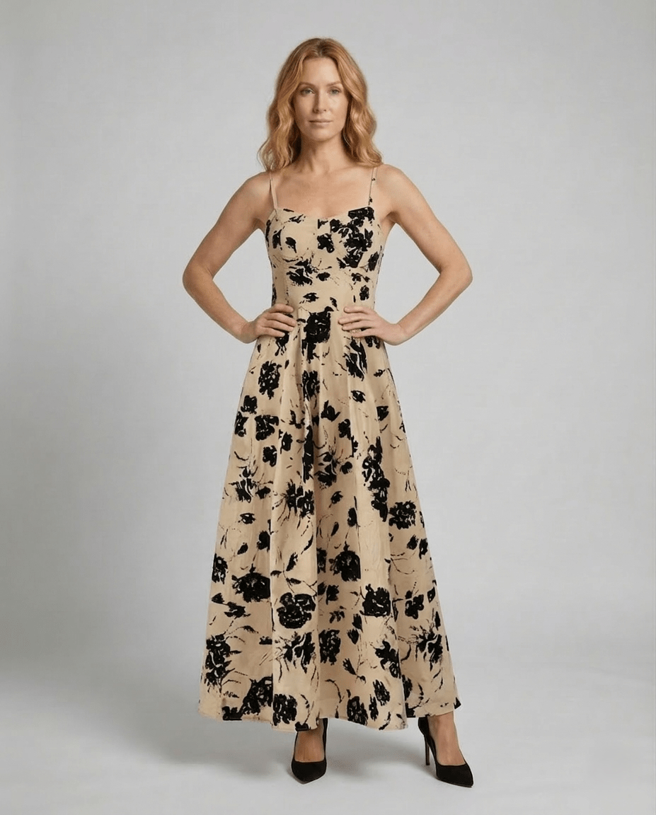 Women Evening Dress Spaghetti Straps A Line - Chichicherry