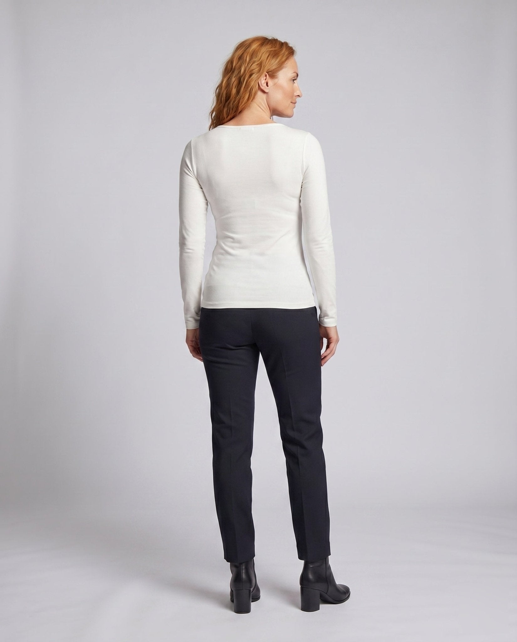 Women Long Sleeve Shirt with Lace Decoration - Chichicherry