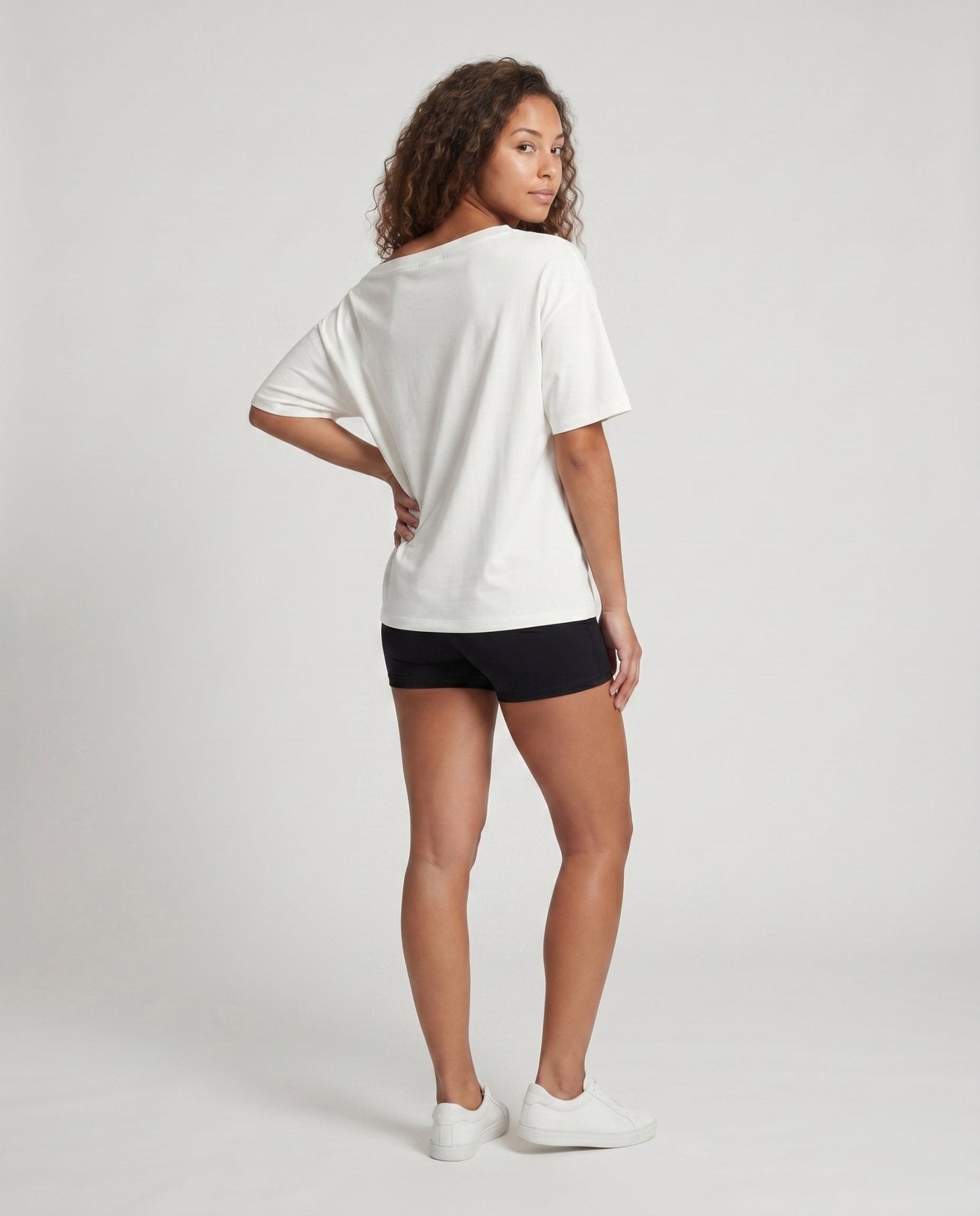 Women Off-Shoulder T-Shirt with casual cut and relaxed flair - Chichicherry