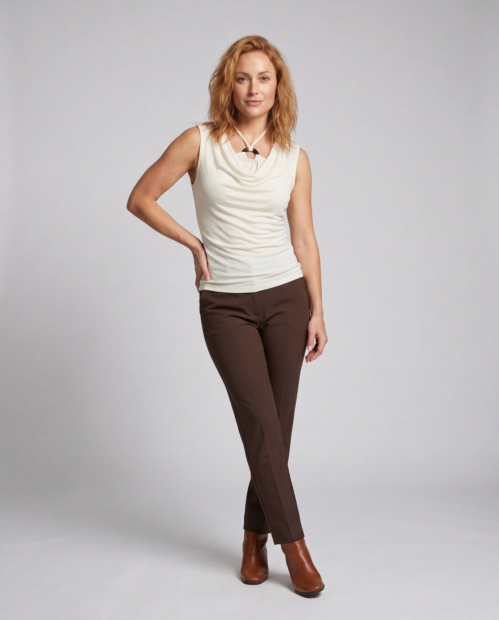Women Off-Shoulder Top with Elegant Draping Design - Chichicherry