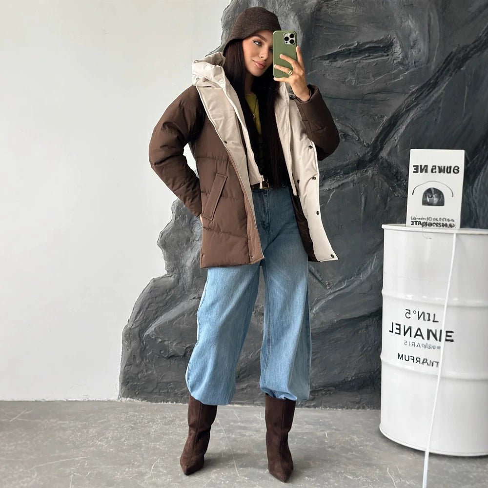 Women padded double-breasted parka with removable quilted inner vest Chichicherry - Chichicherry