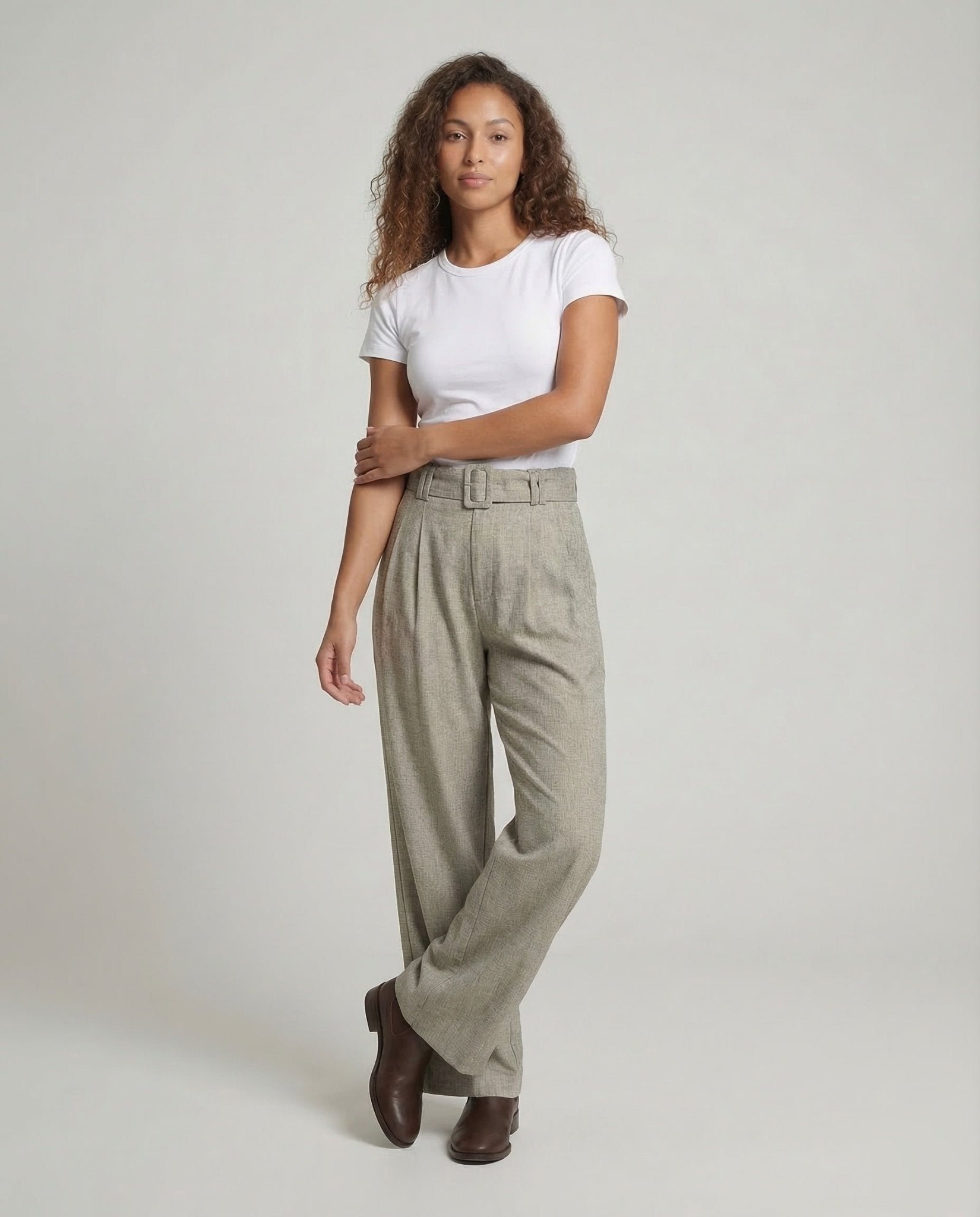 Women Palazzo Pants Belt - Chichicherry