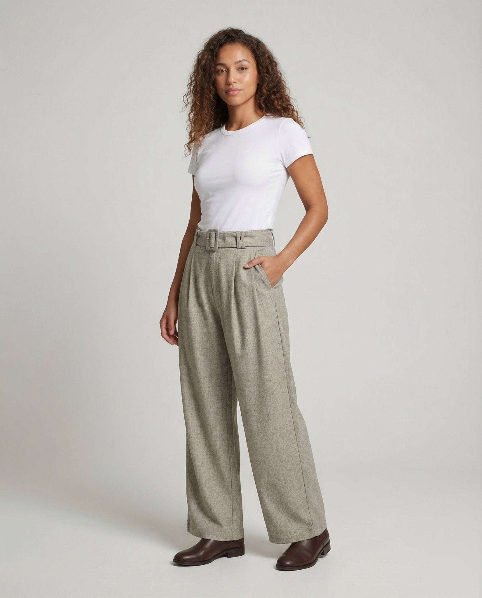 Women Palazzo Pants Belt - Chichicherry
