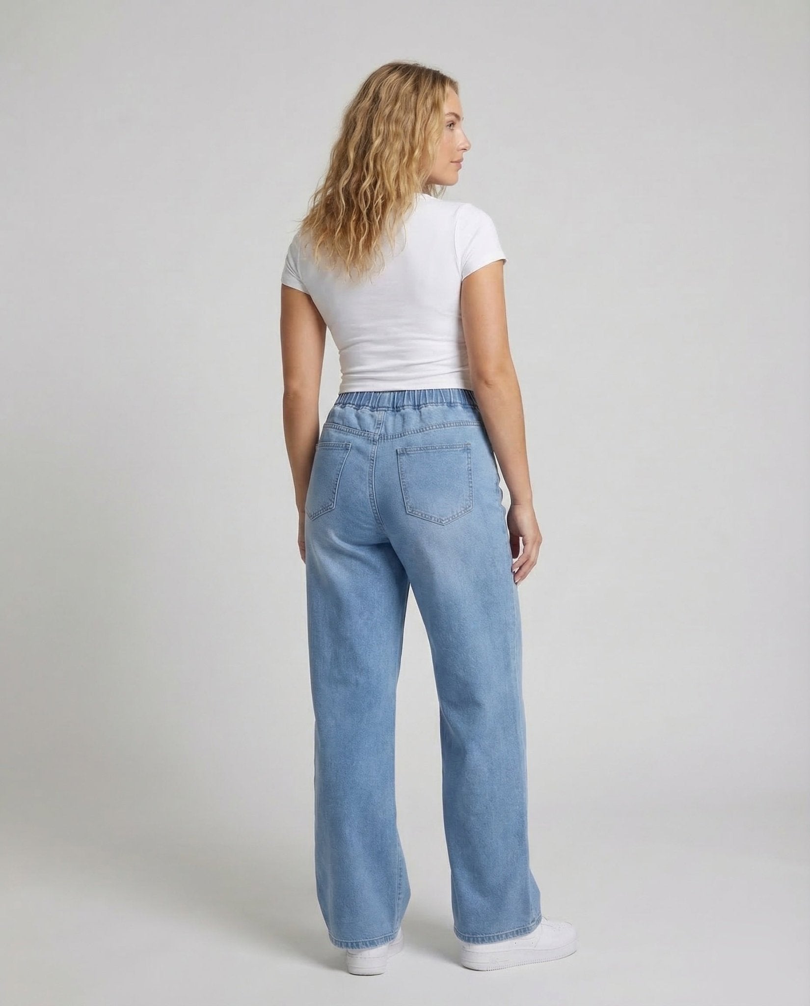Women Paperbag Jeans High Waist - Chichicherry