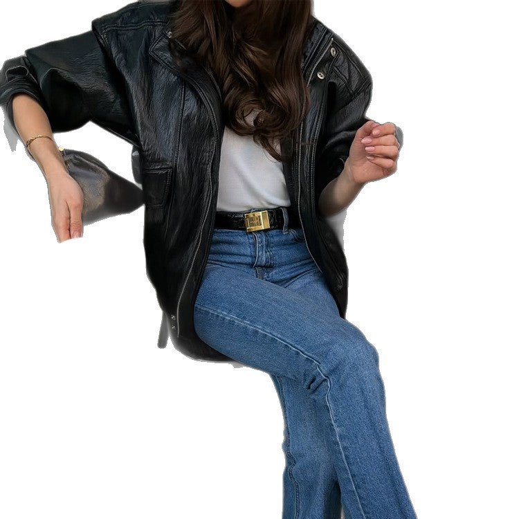 Women straight-cut jeans with high waist, raw hem and slight bootcut Chichicherry - Chichicherry