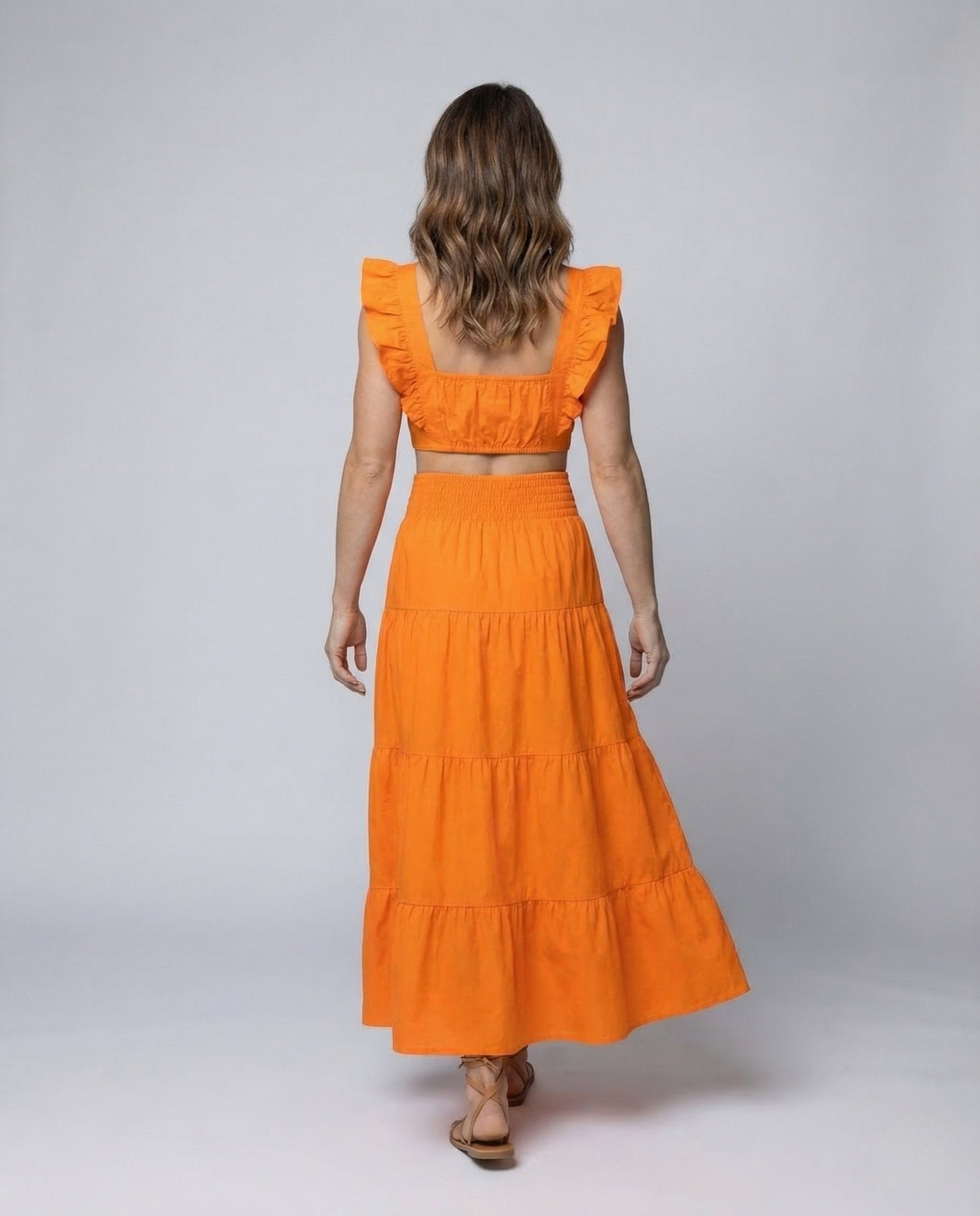 Women Summer Set Two - Piece Ruffle Sleeves - Chichicherry