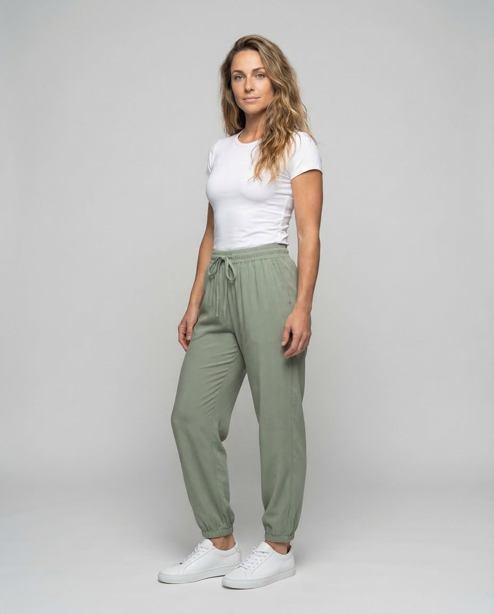 Women Viscose Jogger Drawstring - Chichicherry