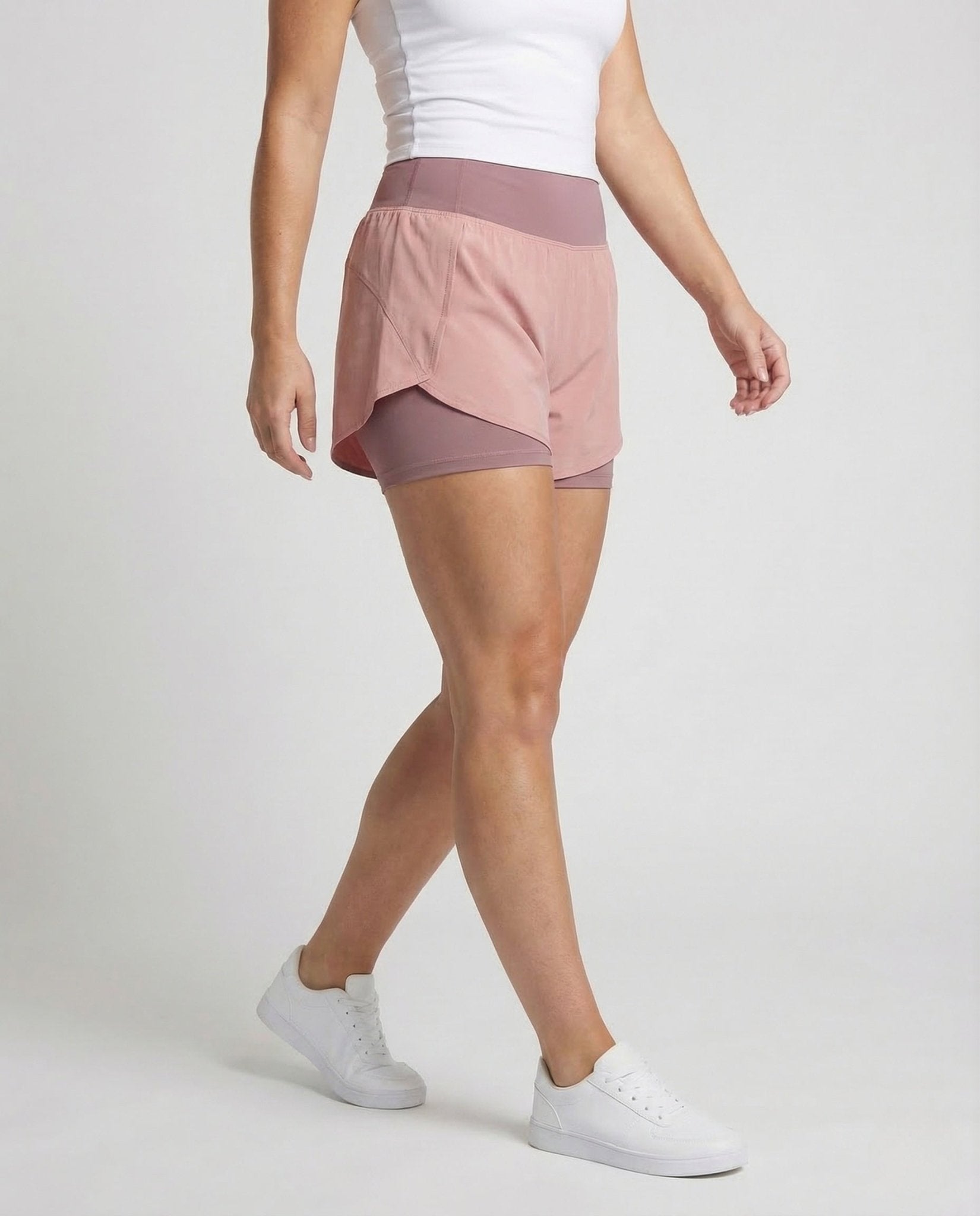 Women's 2in1 Running Shorts Inner Pants - Chichicherry