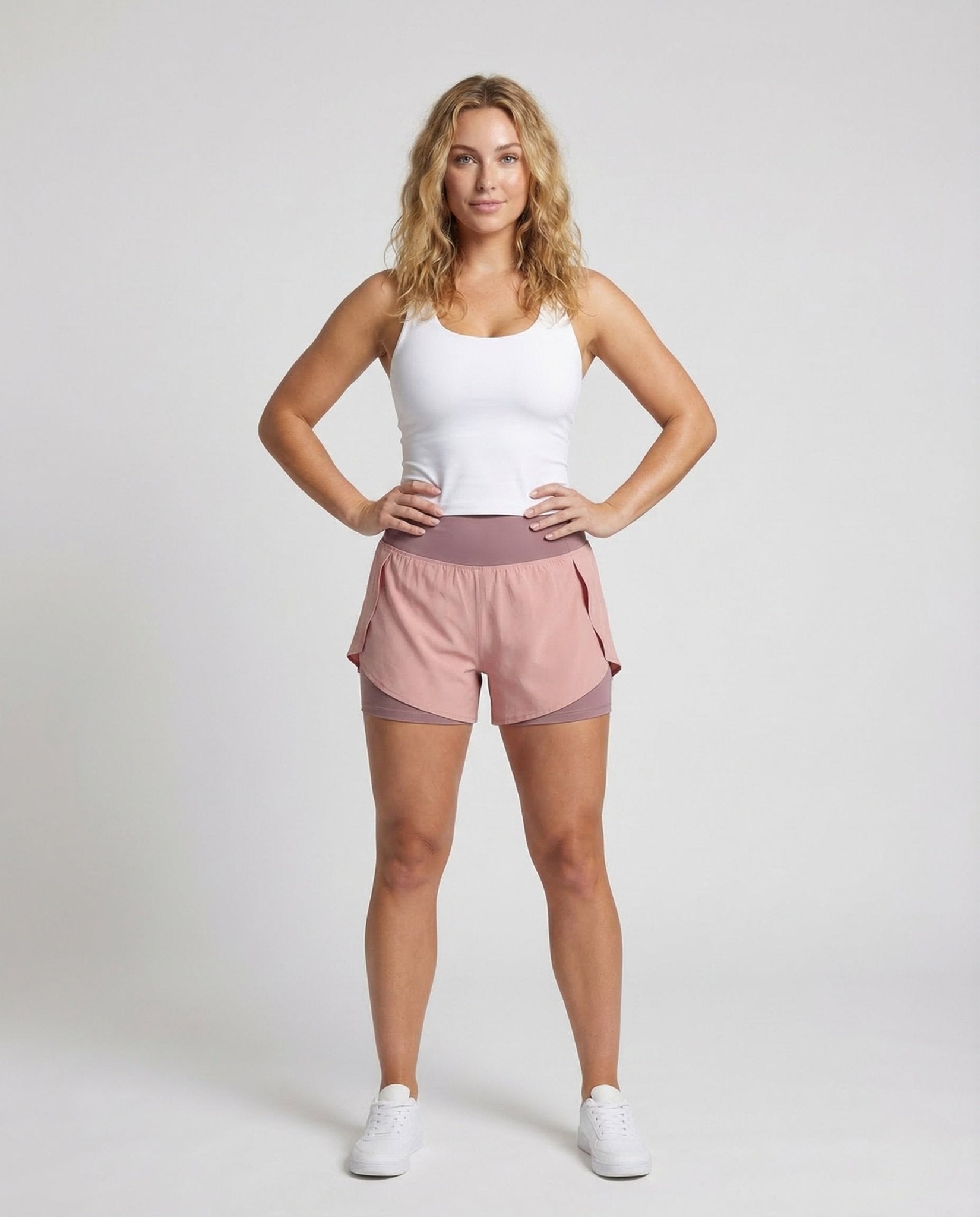 Women's 2in1 Running Shorts Inner Pants - Chichicherry