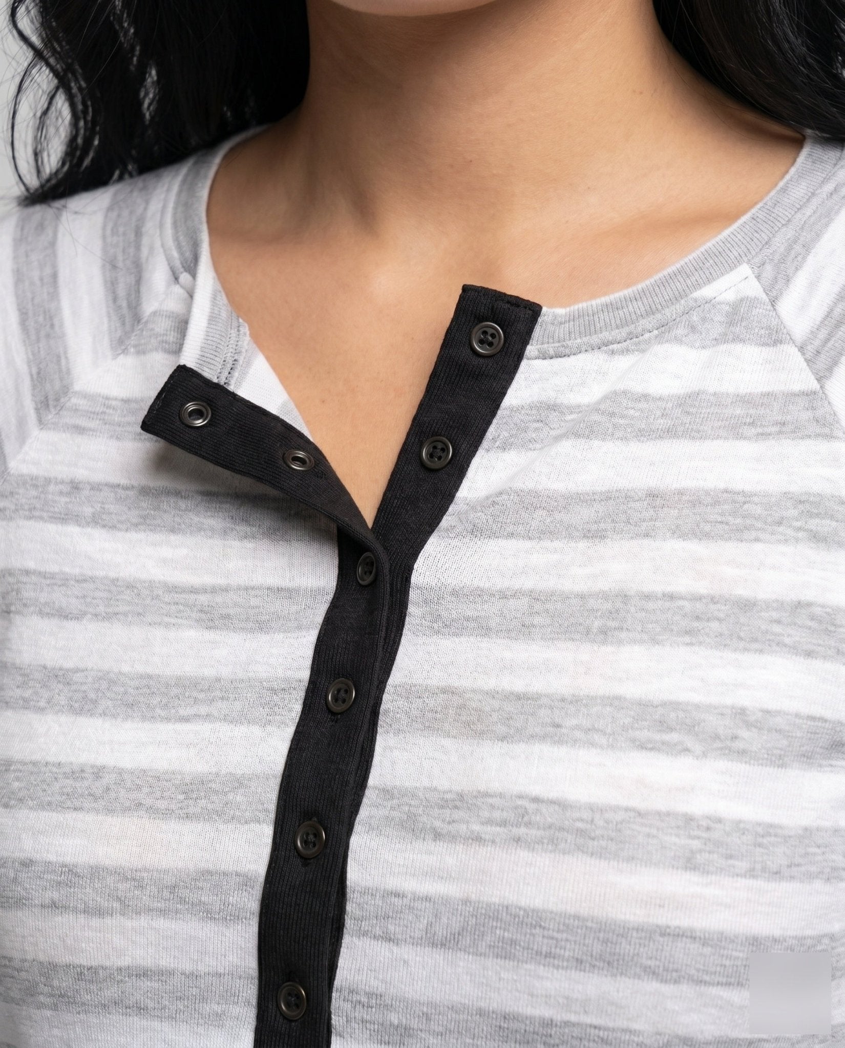 Women's asymmetrical long sleeve shirt with innovative wrap design - Chichicherry