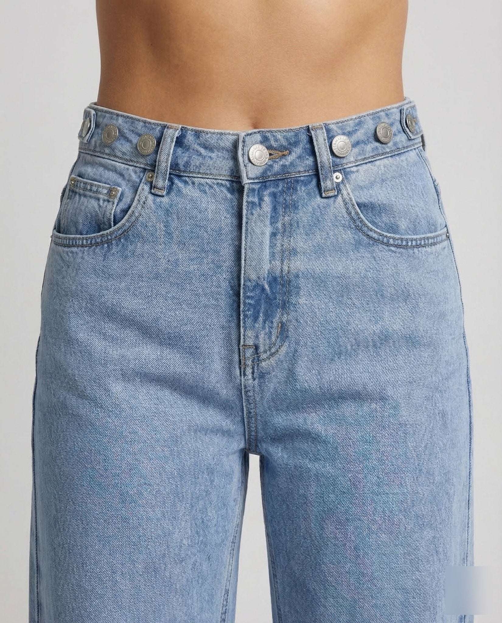 Women's Baggy Jeans Wide - Chichicherry