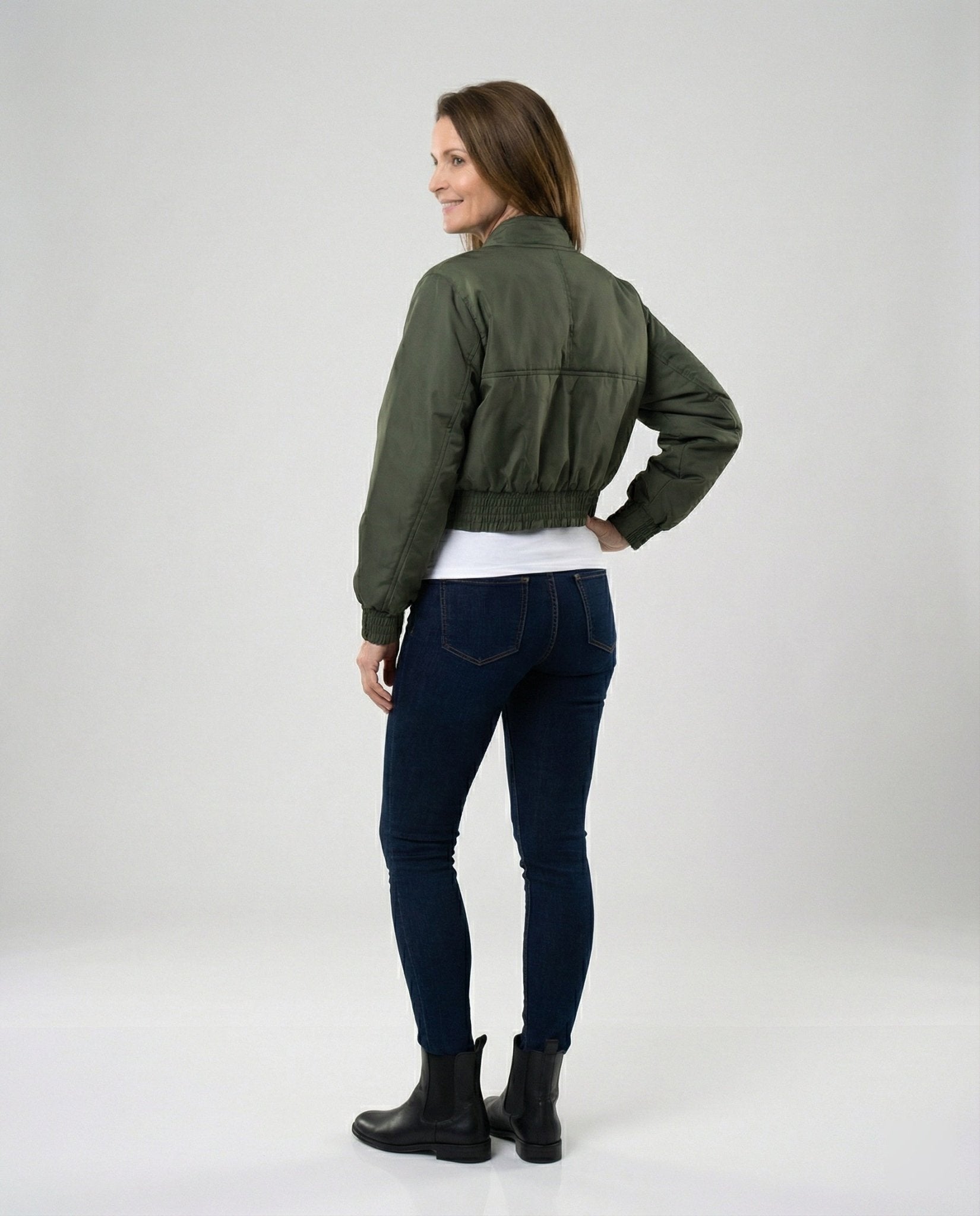 Women's bomber jacket with high cuffs - Chichicherry