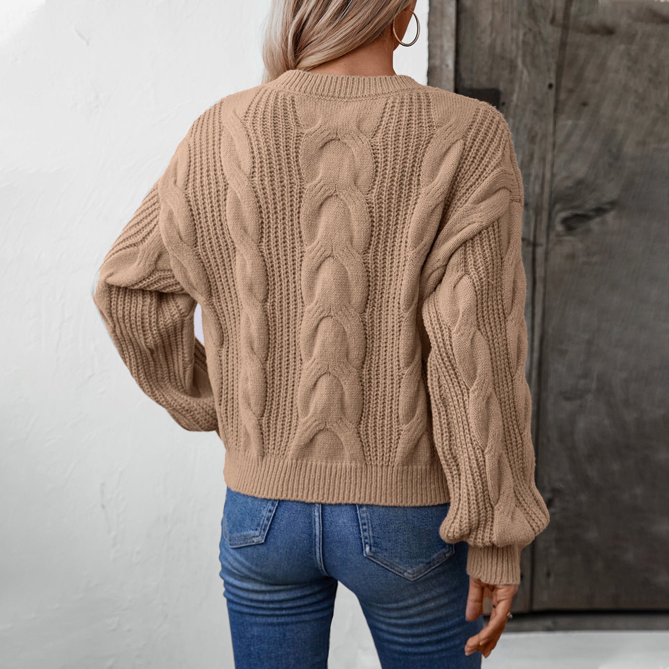 Women's Cable Knit Sweater - Chichicherry