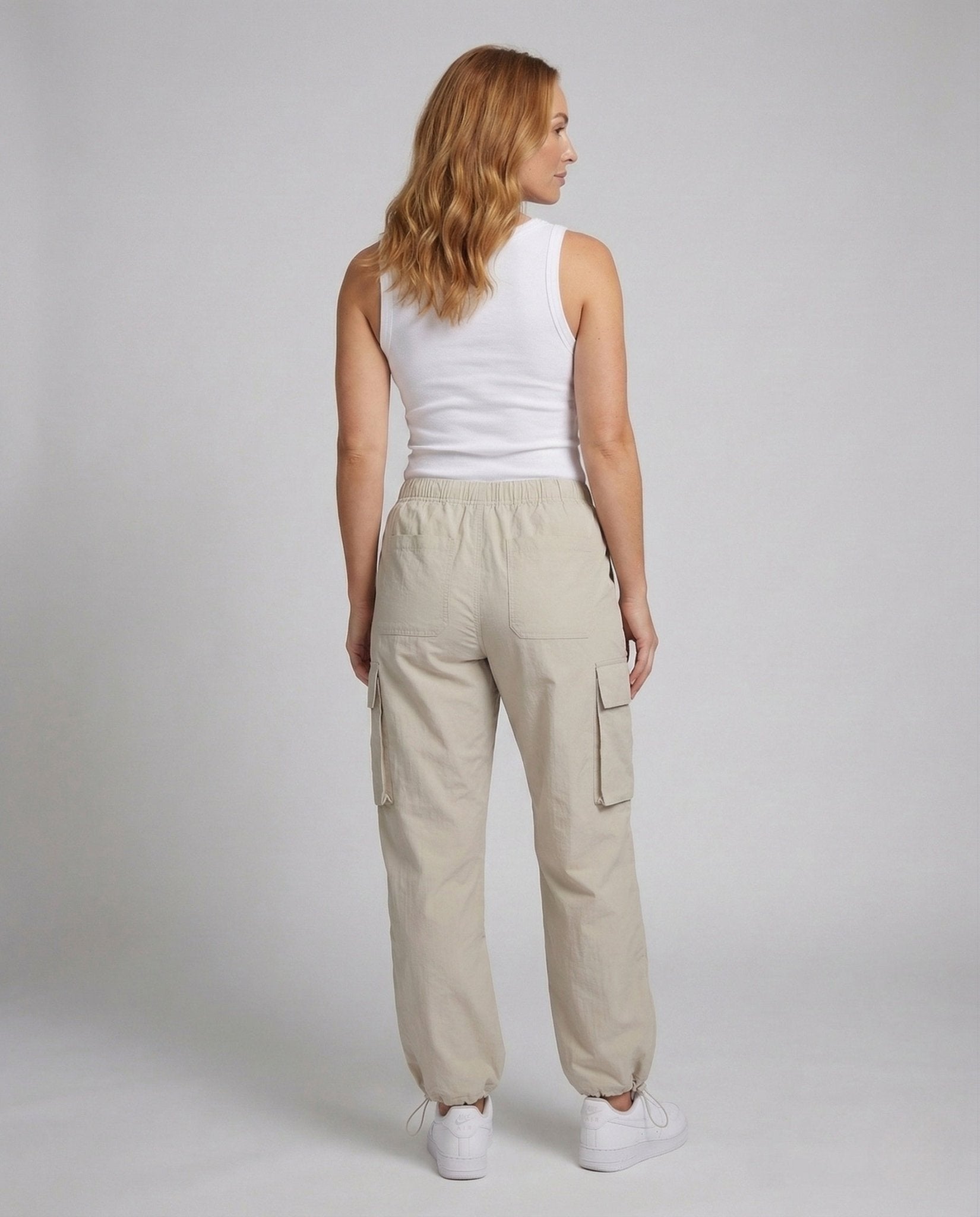 Women's Cargo Pants Cotton Blend - Chichicherry