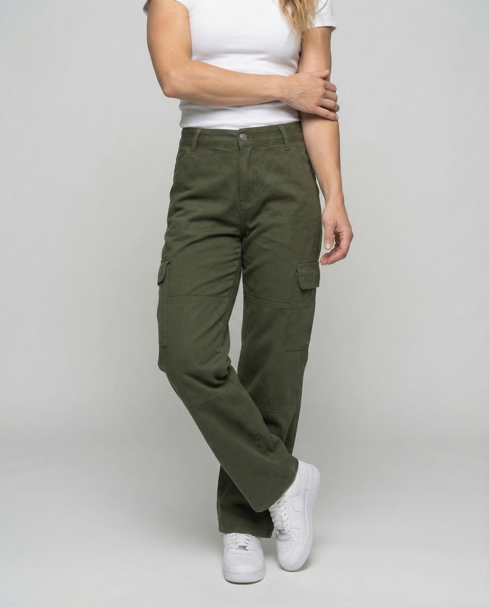 Women's Cargo Pants Straight - Chichicherry