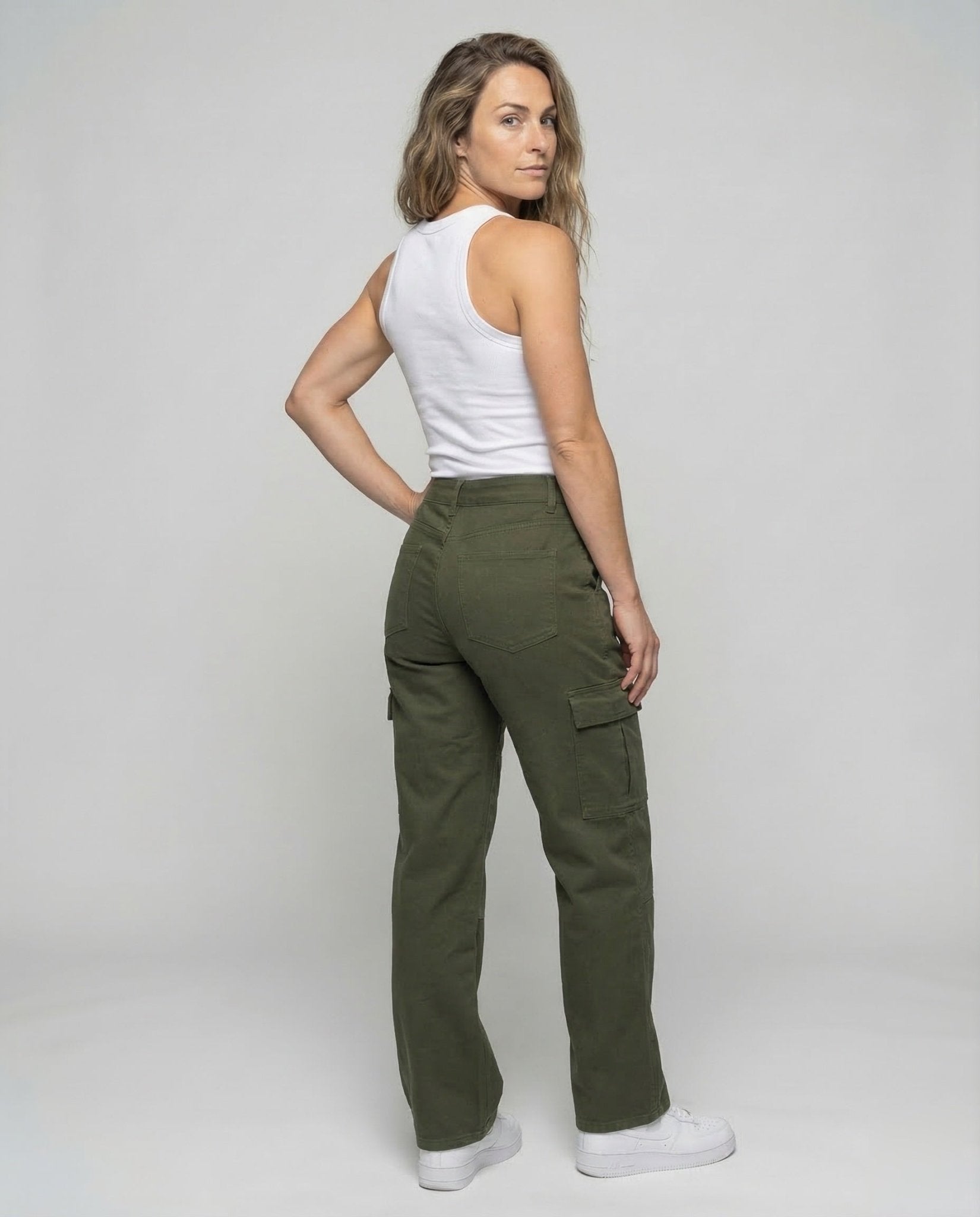 Women's Cargo Pants Straight - Chichicherry
