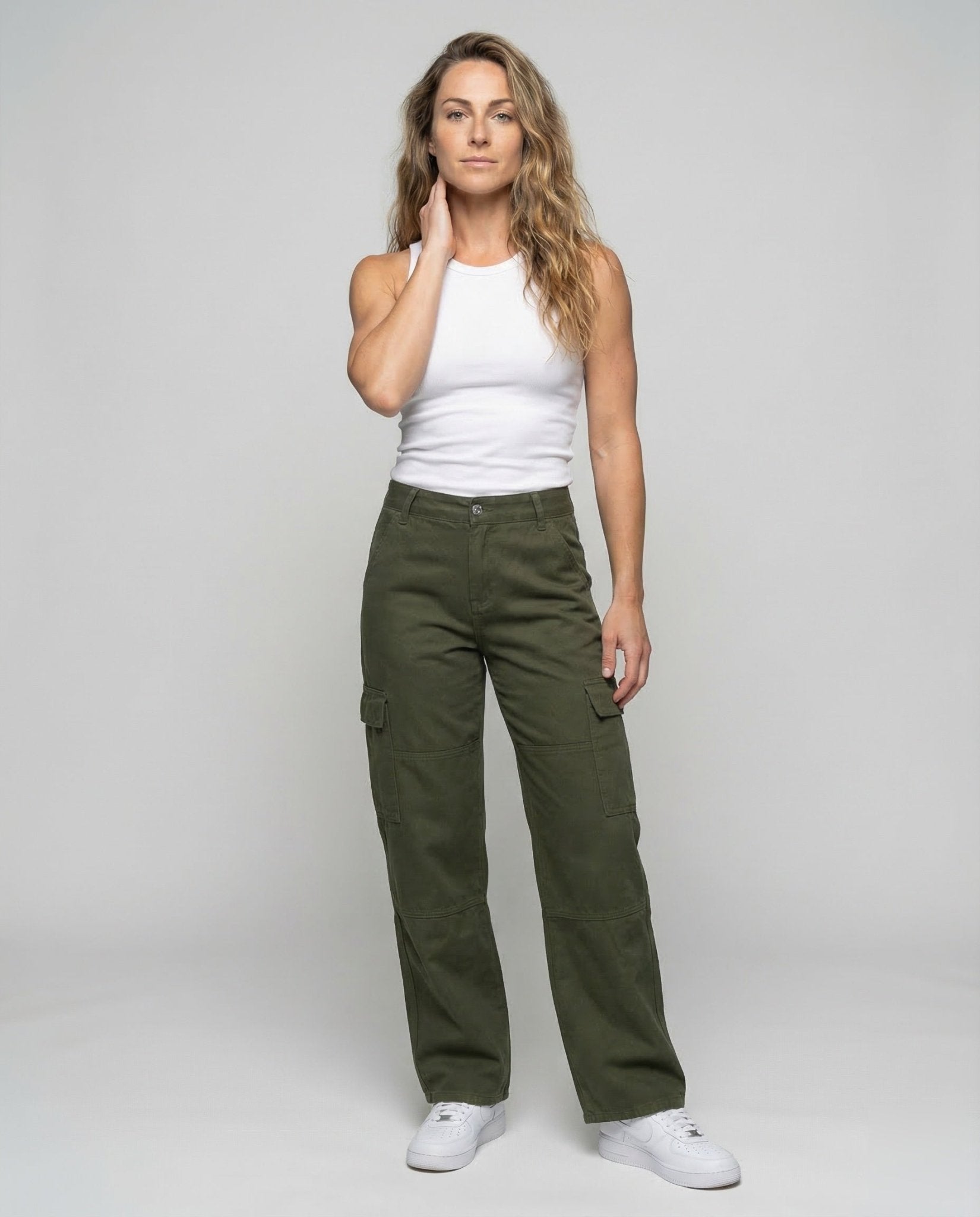 Women's Cargo Pants Straight - Chichicherry