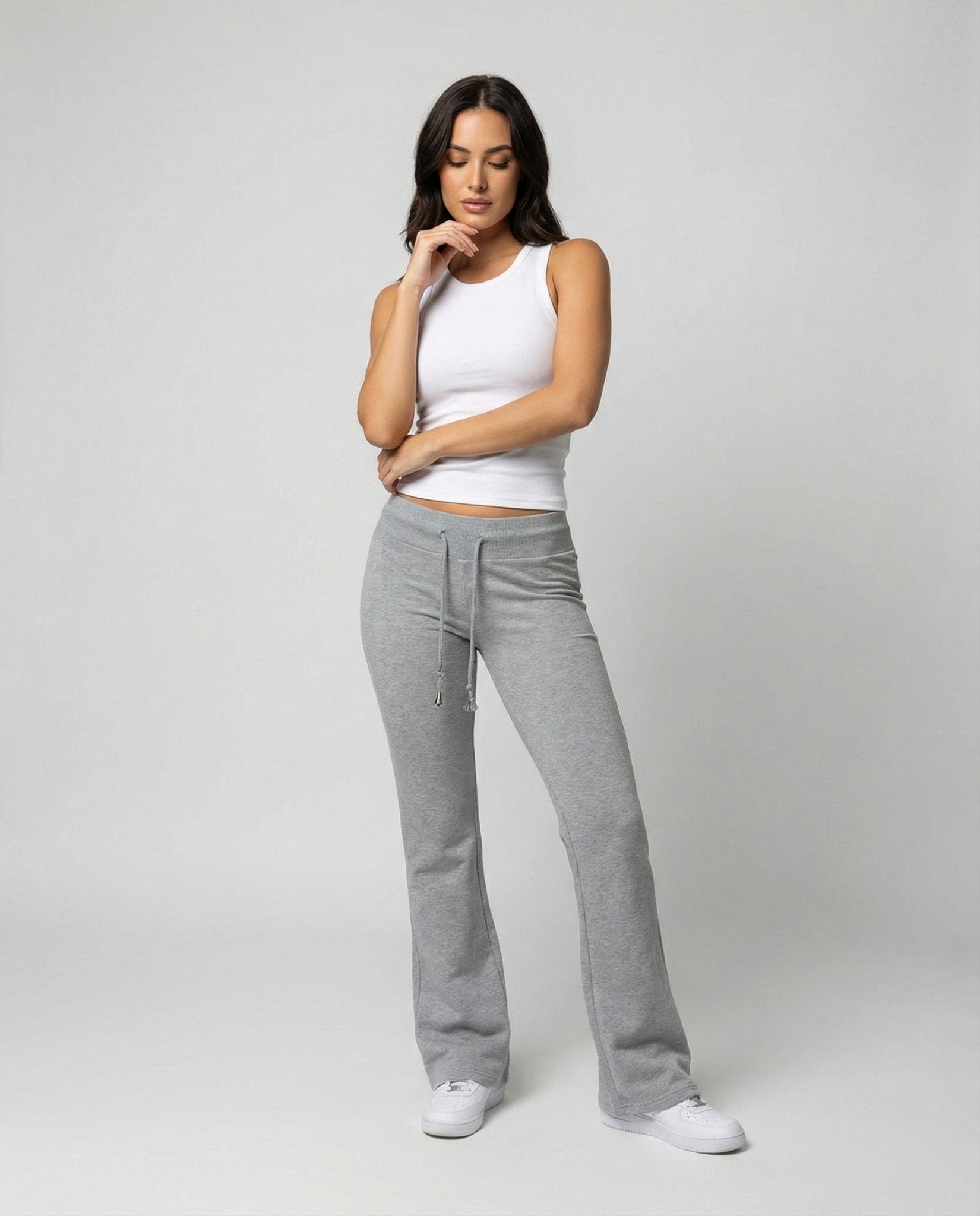 Women's Casual Sweatpants with High Waist - Chichicherry