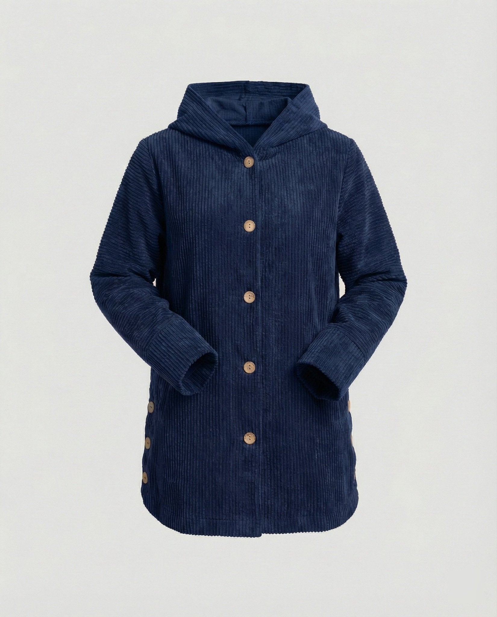 Women's Corduroy Hooded Jacket - Chichicherry