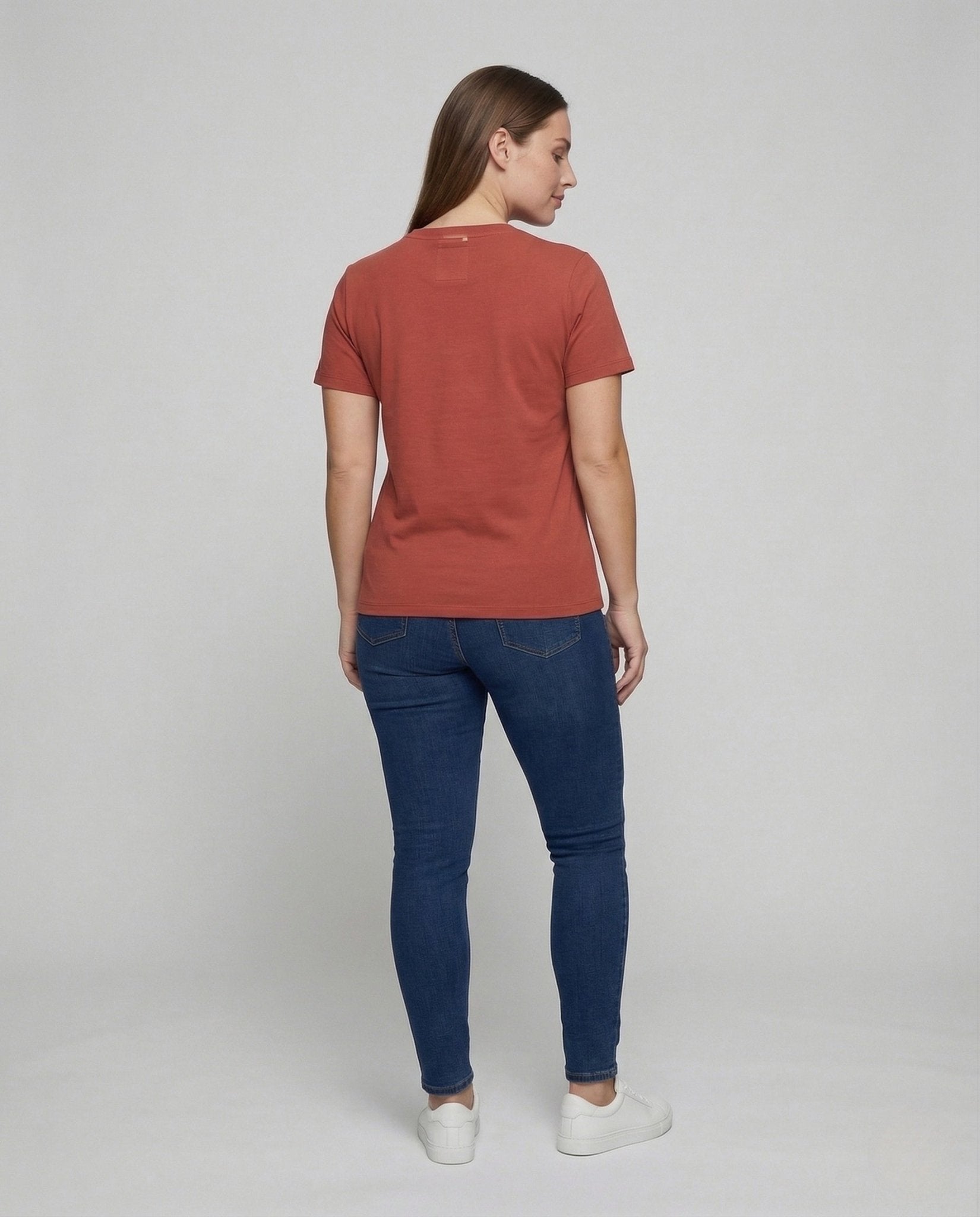 Women's Cotton Shirt Round Neck Soft Jersey Quality - Chichicherry