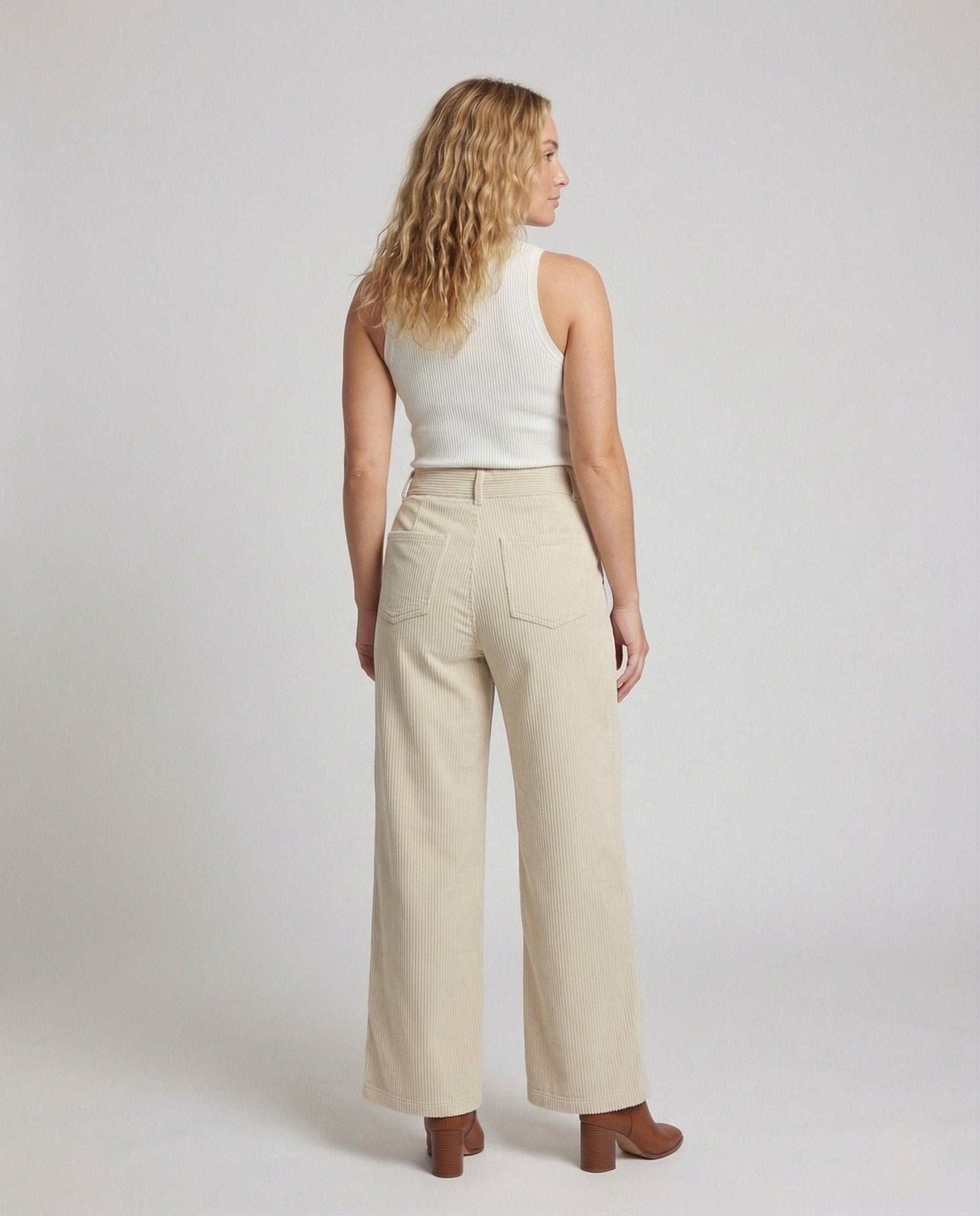 Women's Culotte Fine Rib Button Placket - Chichicherry