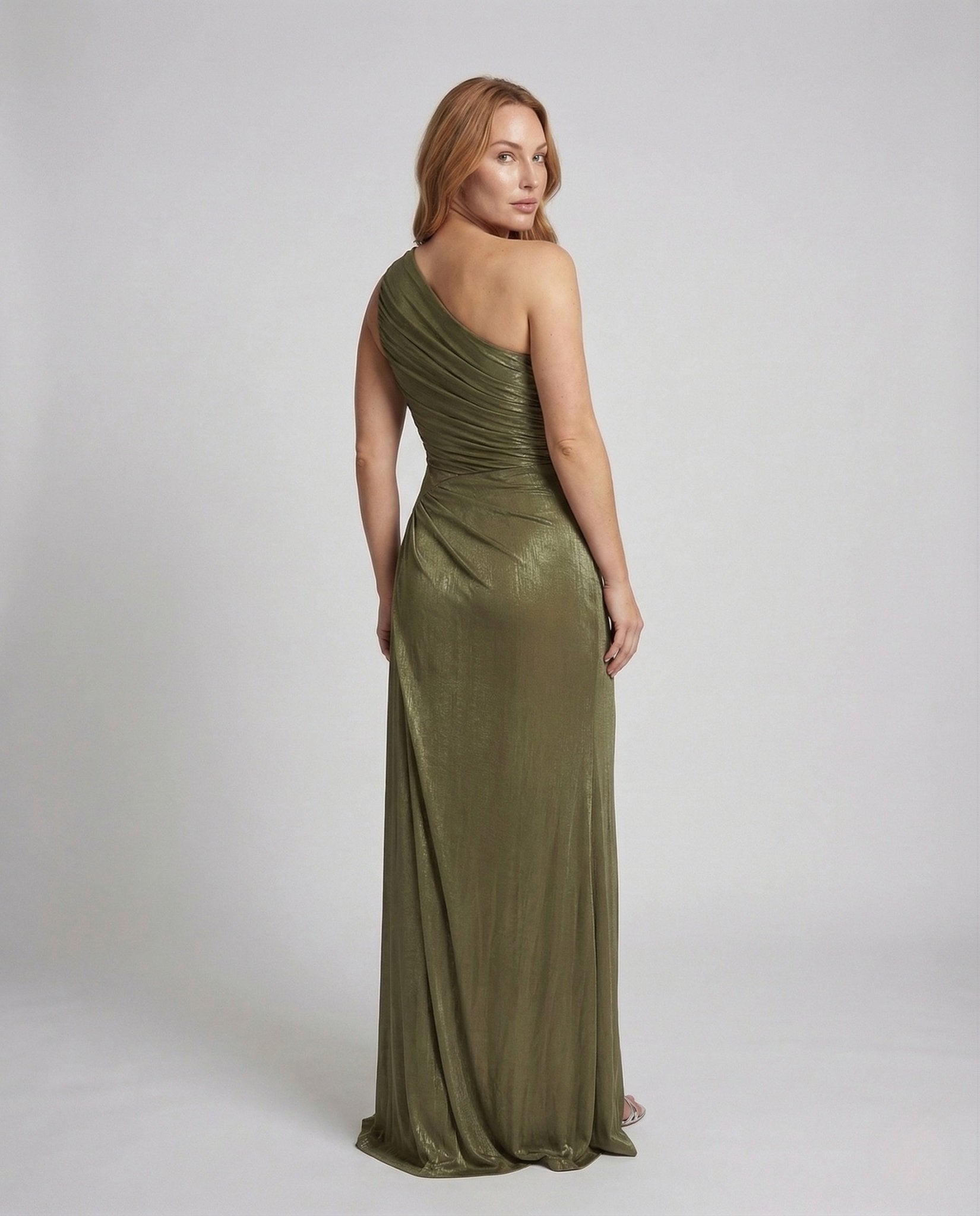 Women's Evening Dress Figure-hugging Draped Pleats - Chichicherry