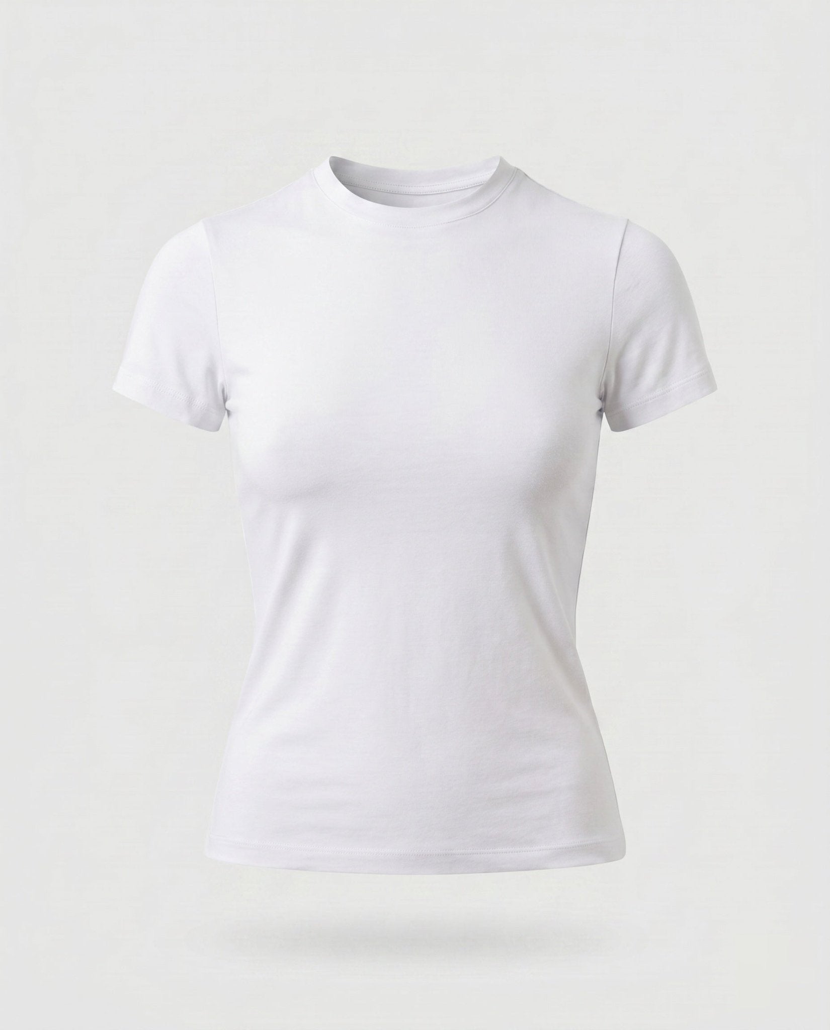 Women's Fitted Short Sleeve Shirt made of Stretch Jersey - Chichicherry