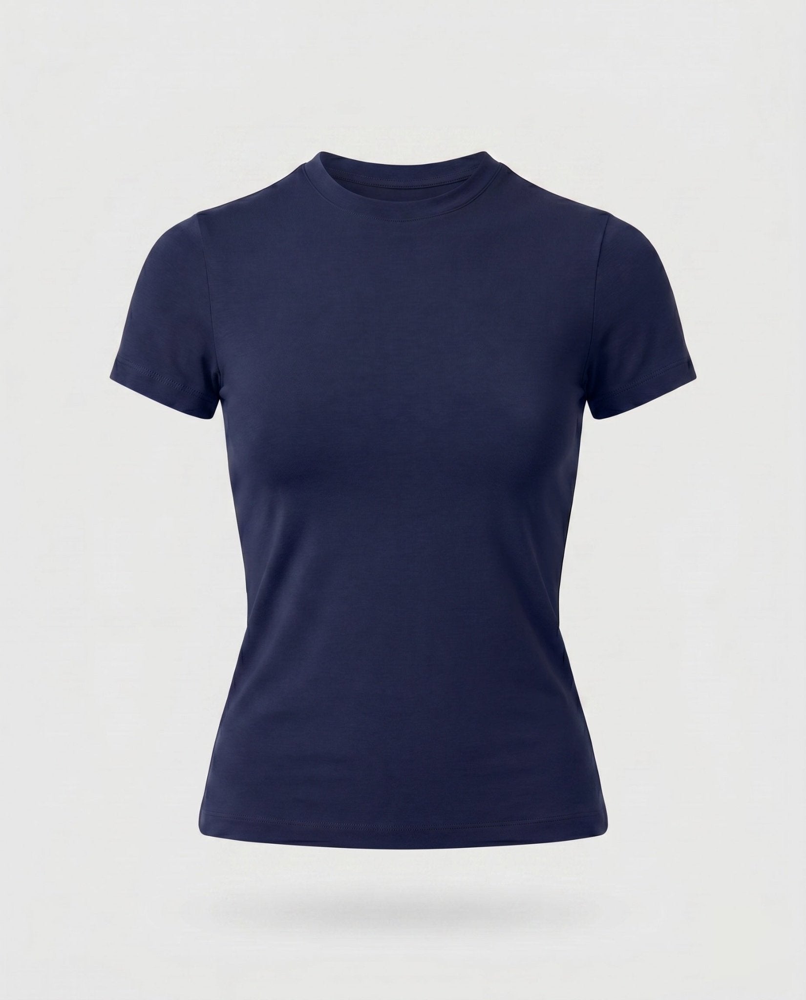 Women's Fitted Short Sleeve Shirt made of Stretch Jersey - Chichicherry