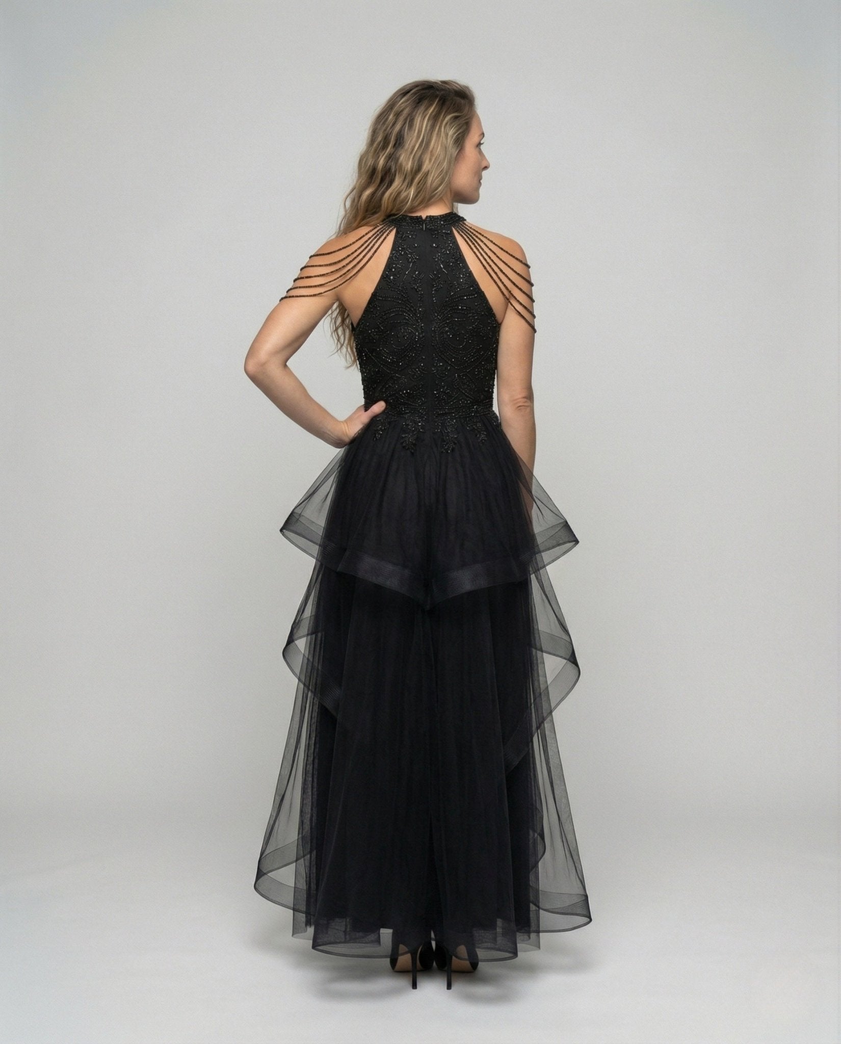 Women's Gala Tulle Dress with Bodice - Chichicherry
