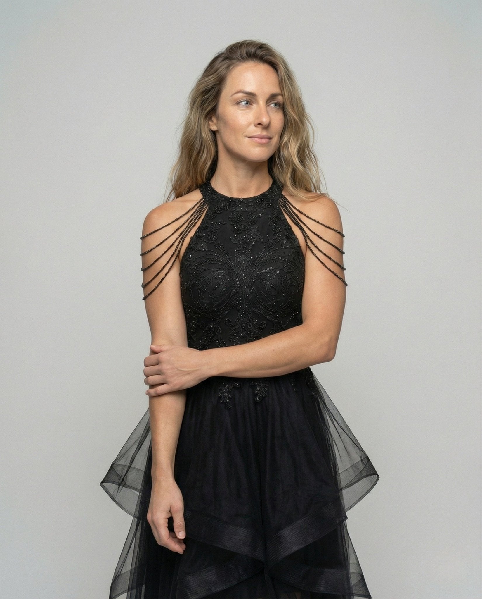 Women's Gala Tulle Dress with Bodice - Chichicherry