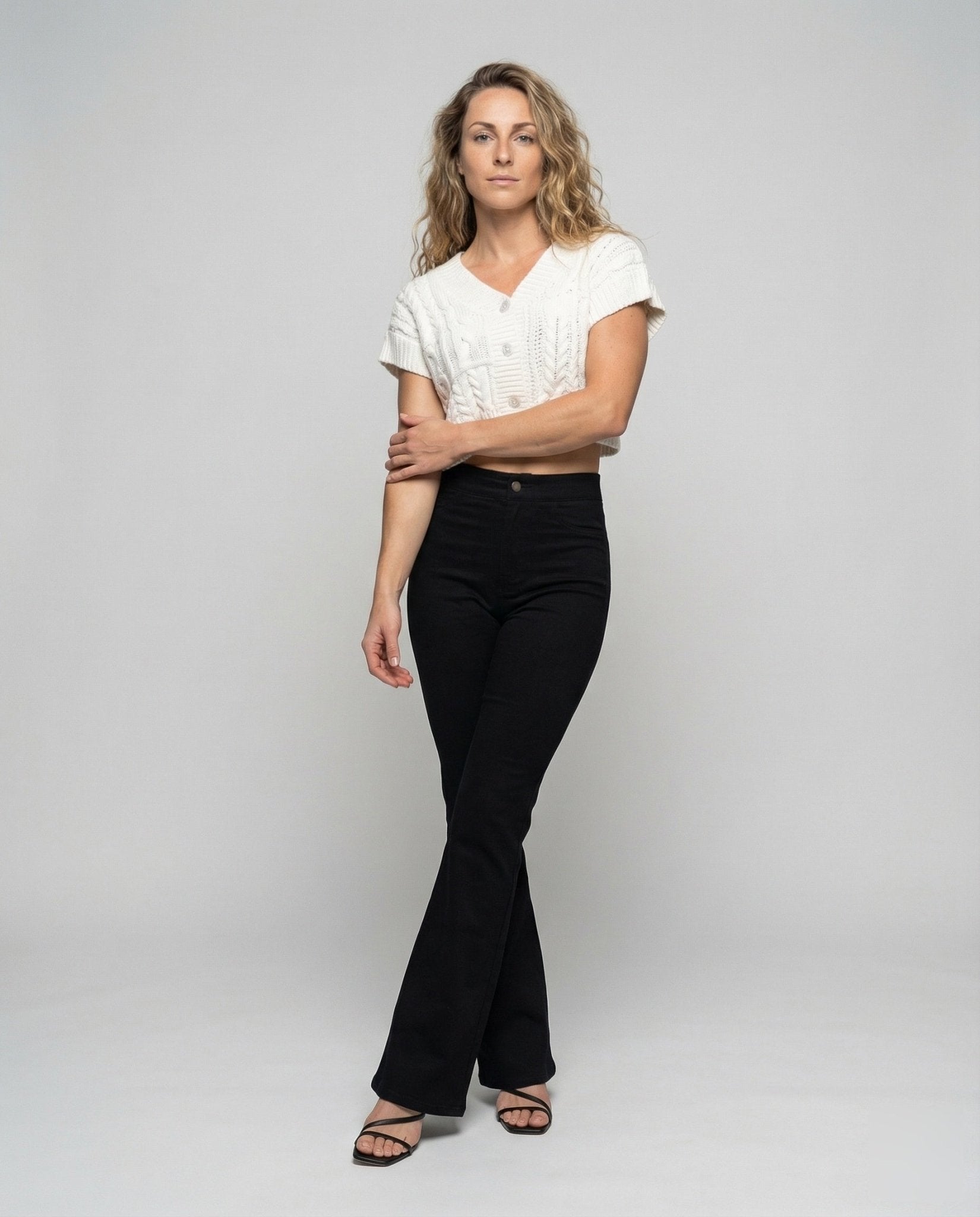 Women's Jeans Flared High Waist - Chichicherry
