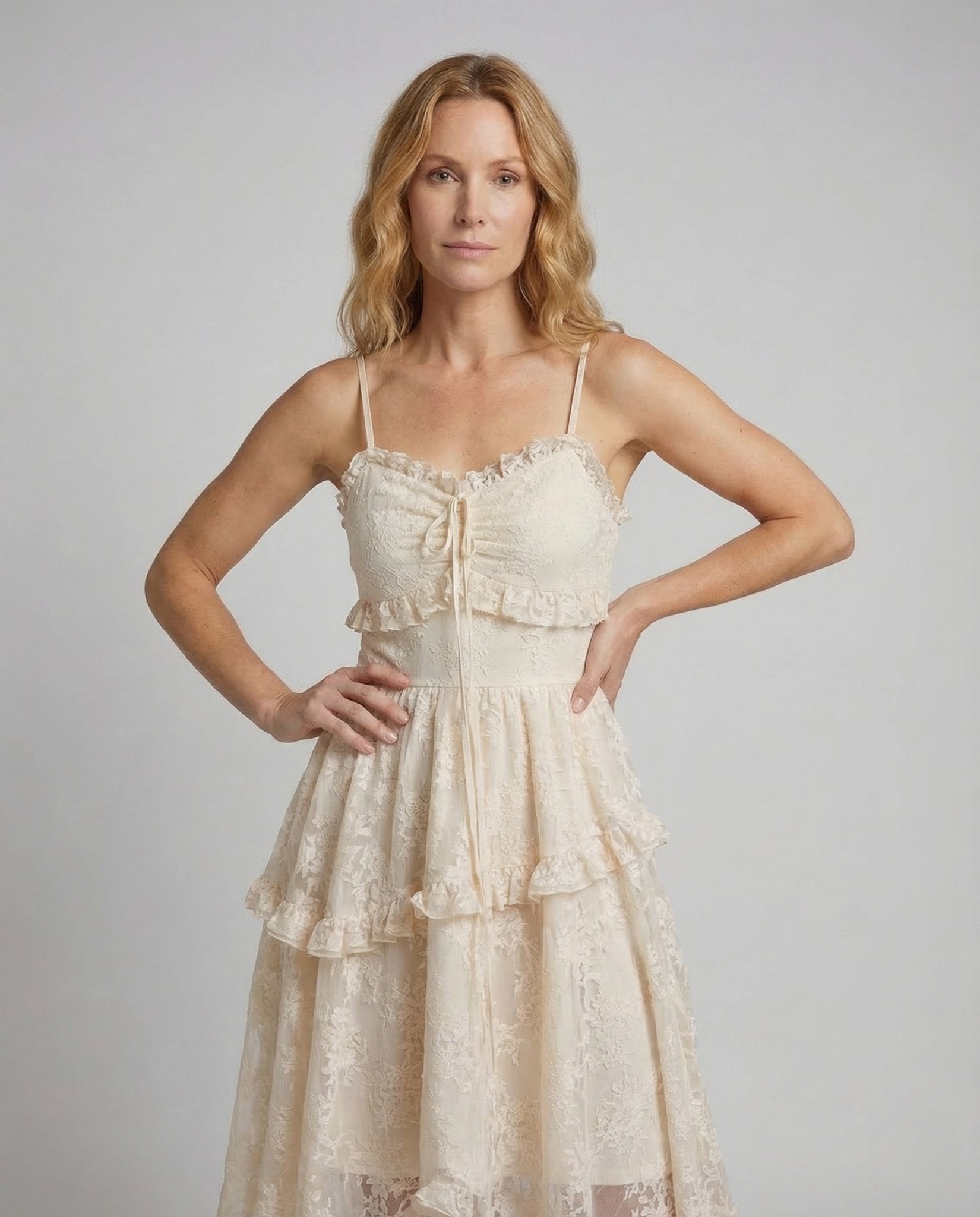 Women's Lace Dress Vintage Corset Bustier - Chichicherry