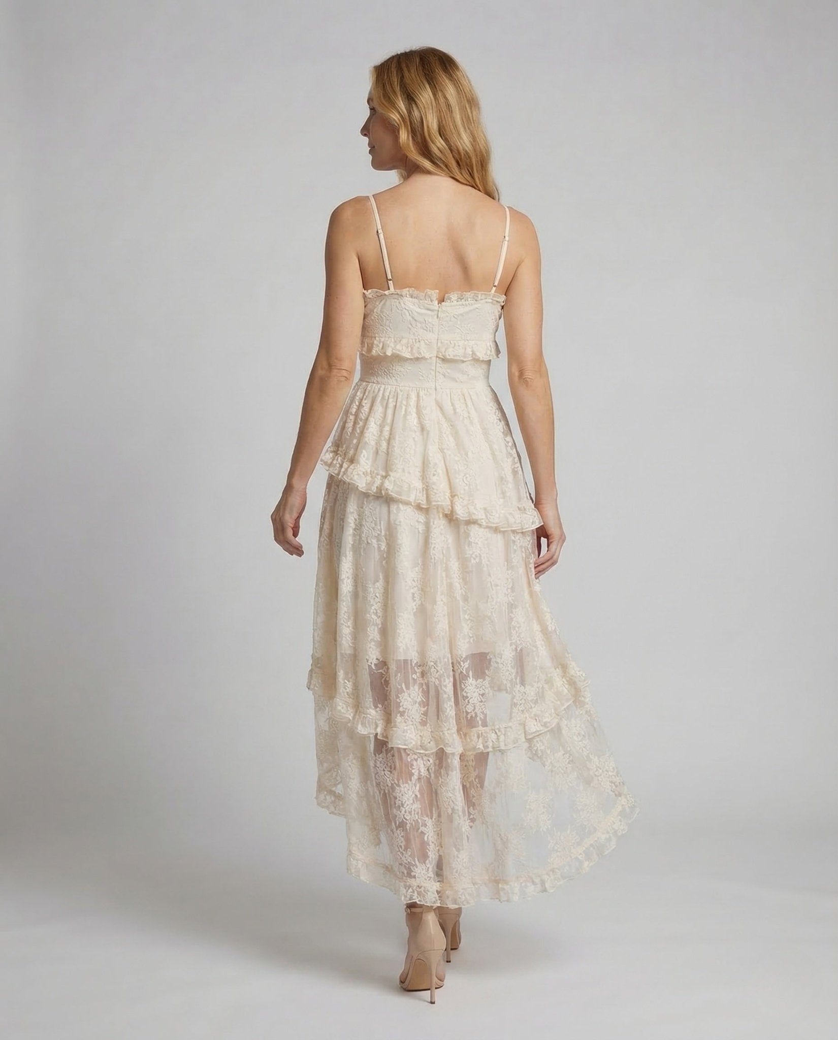 Women's Lace Dress Vintage Corset Bustier - Chichicherry