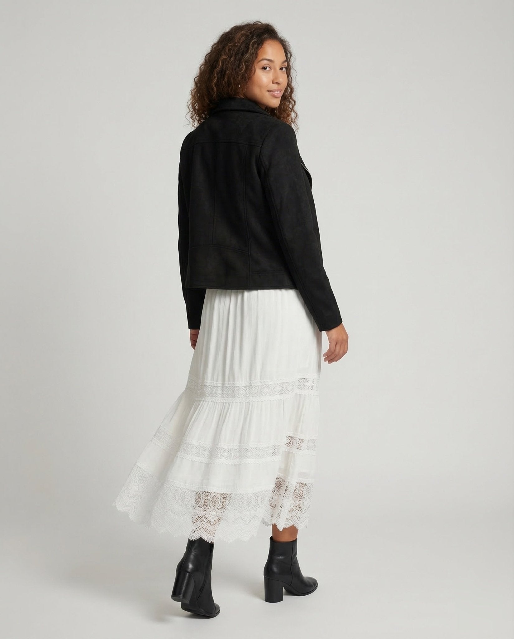 Women's leisure jacket cotton blend - Chichicherry