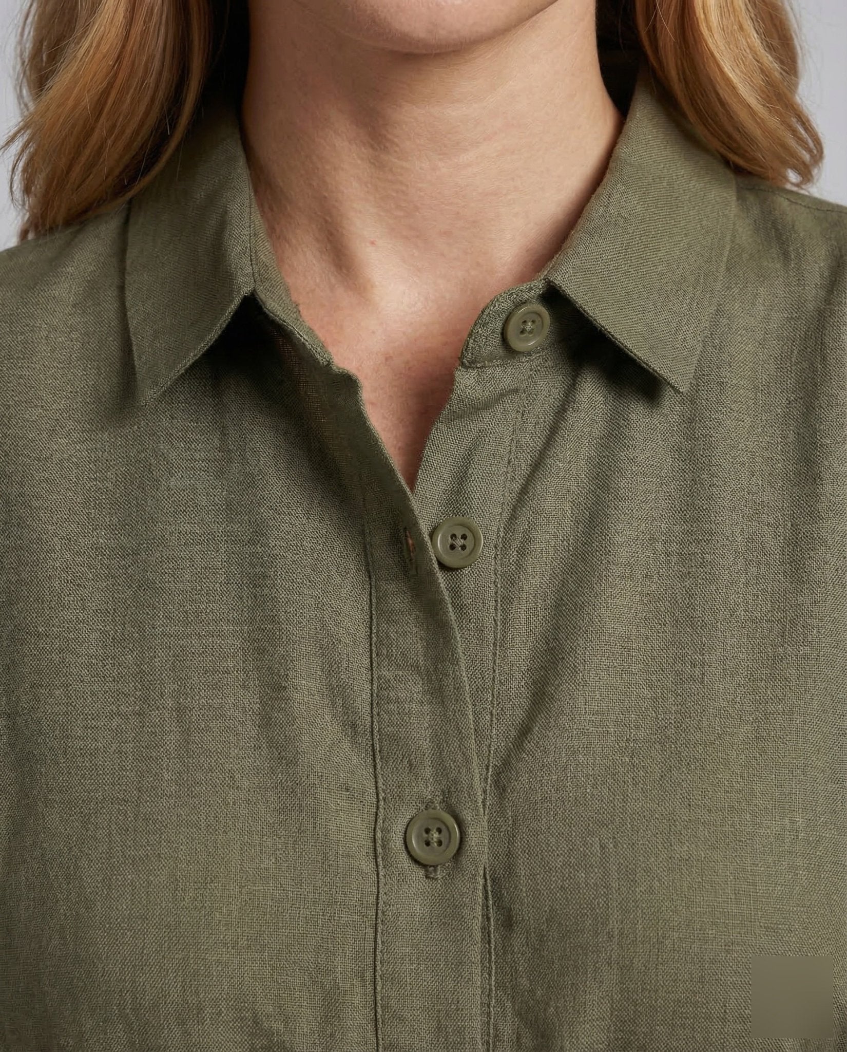 Women's Linen Dress Polo Belt - Chichicherry