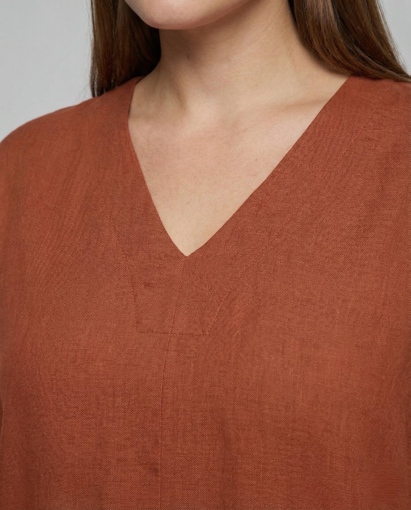 Women's Linen Kaftan Dress Long - Chichicherry