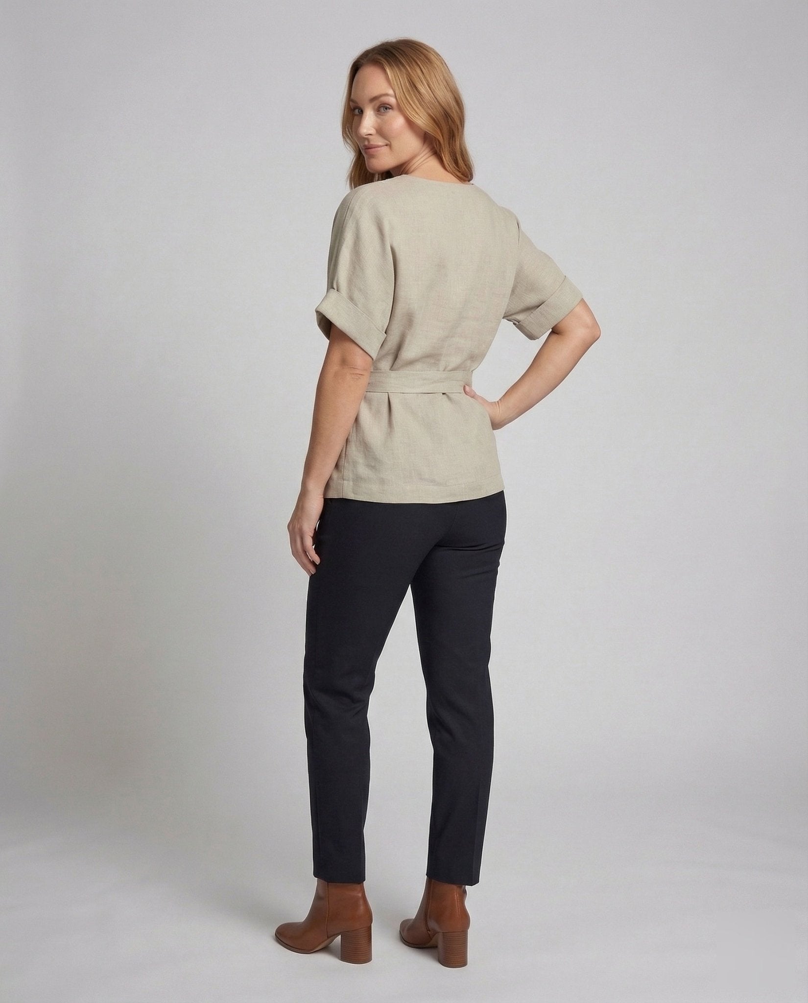 Women's Linen Tunic Belt - Chichicherry