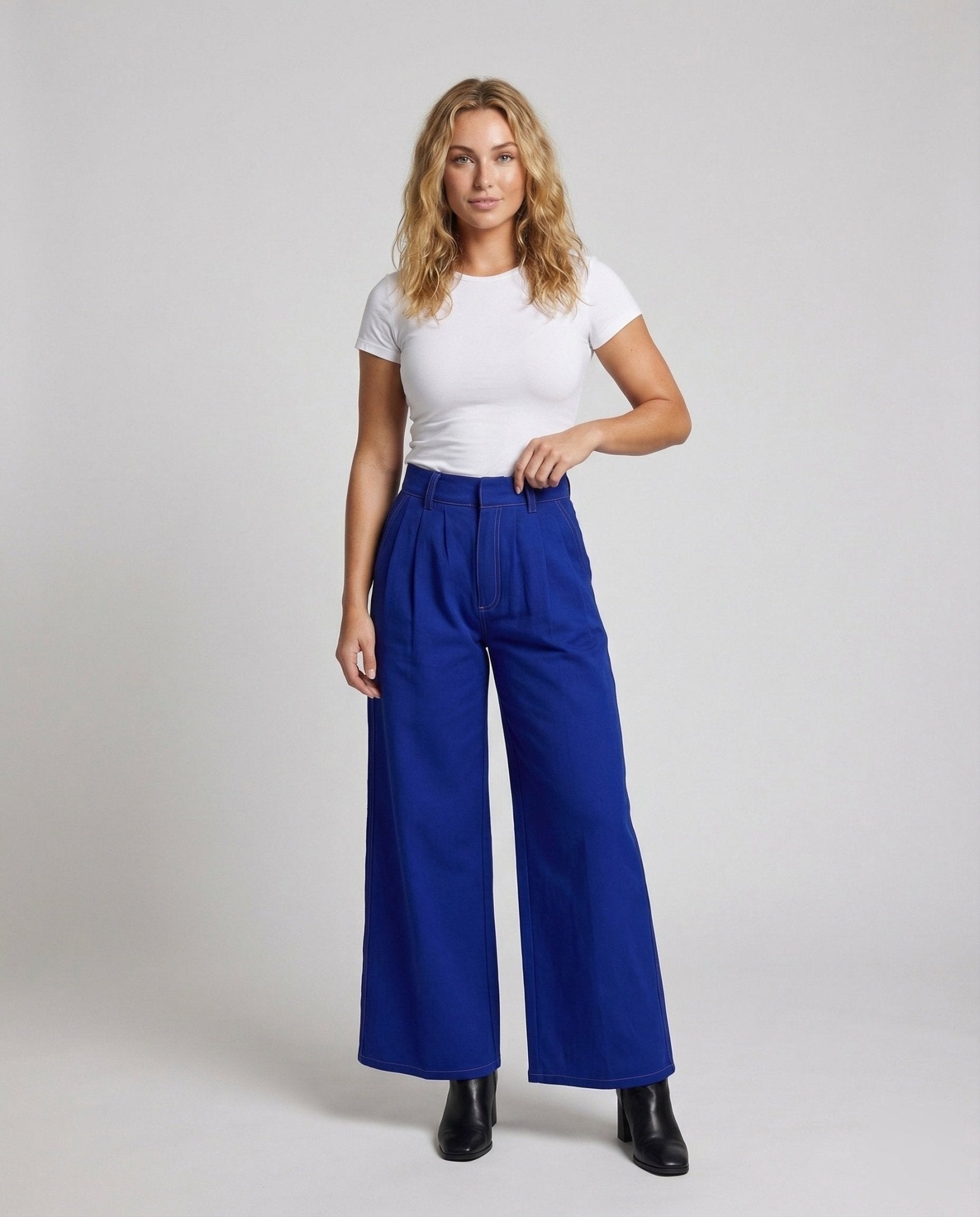Women's Marlene Pants High Waist - Chichicherry