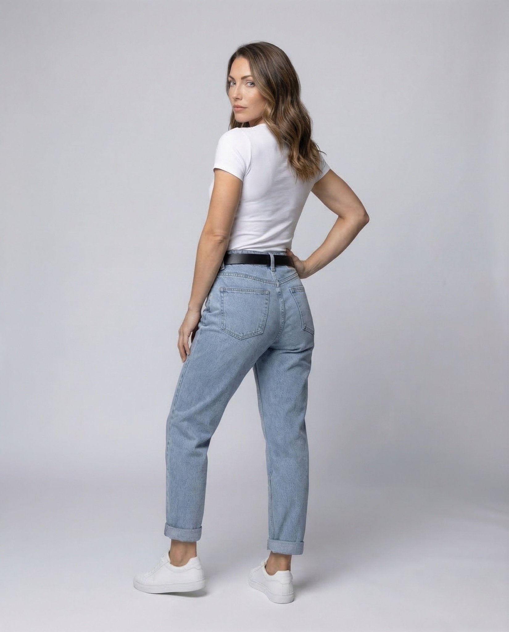 Women's Mom Jeans High Waist - Chichicherry